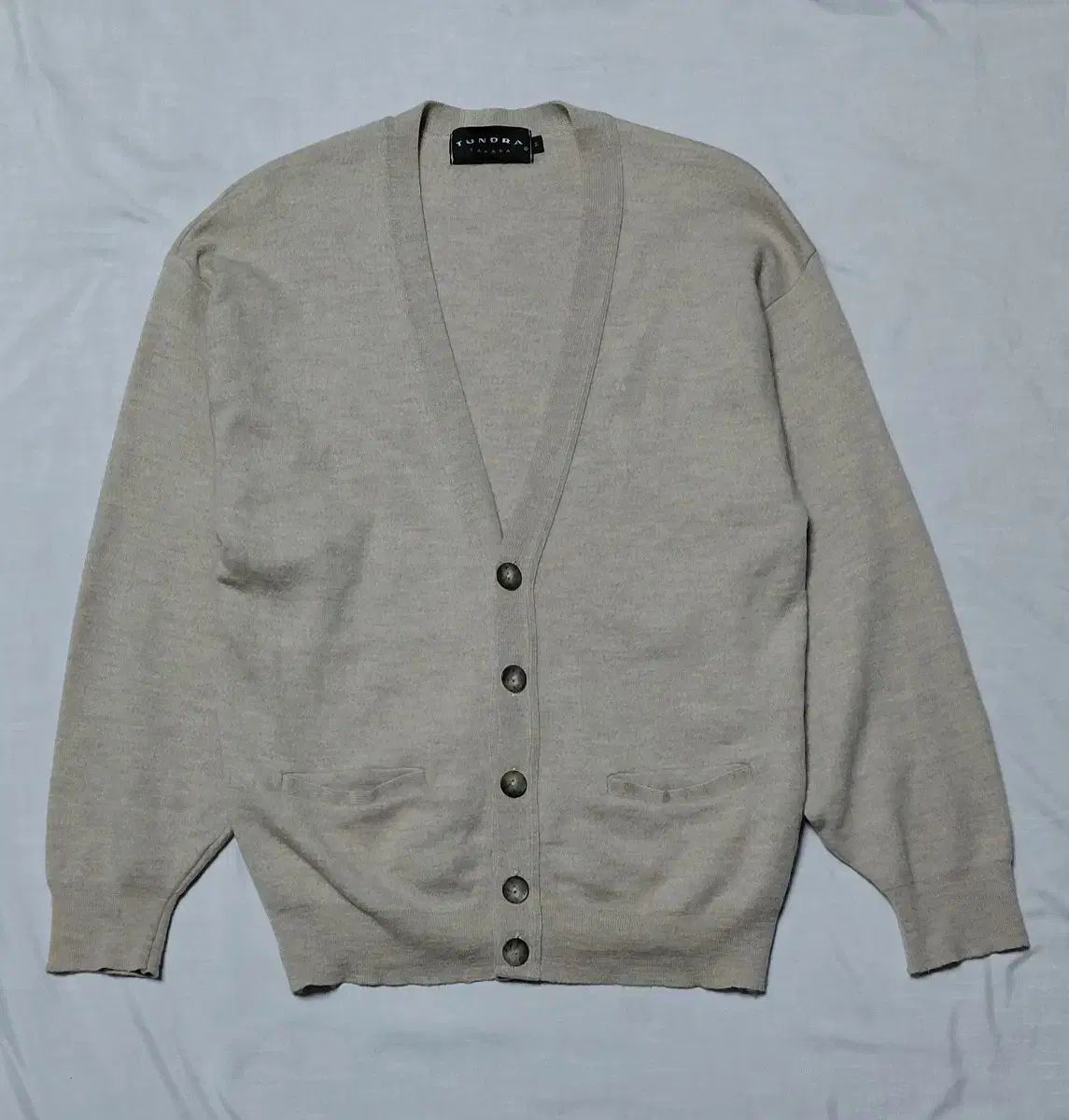 カナダ産 トゥンドラ Tundra メリノウール カーディガン