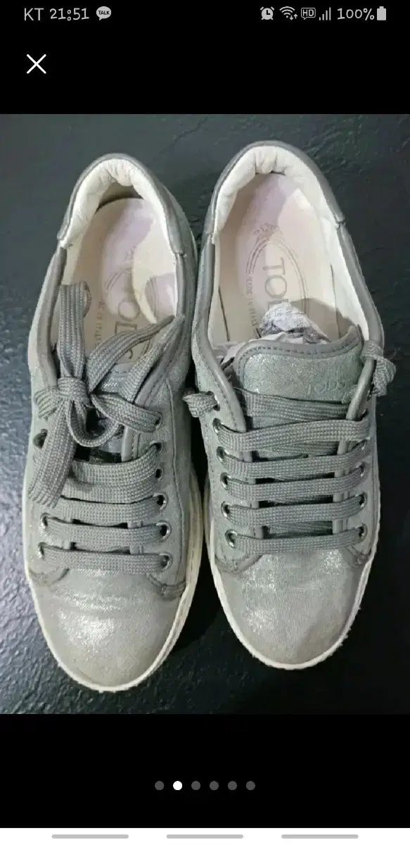 TOD S トッズ スニーカー グレー