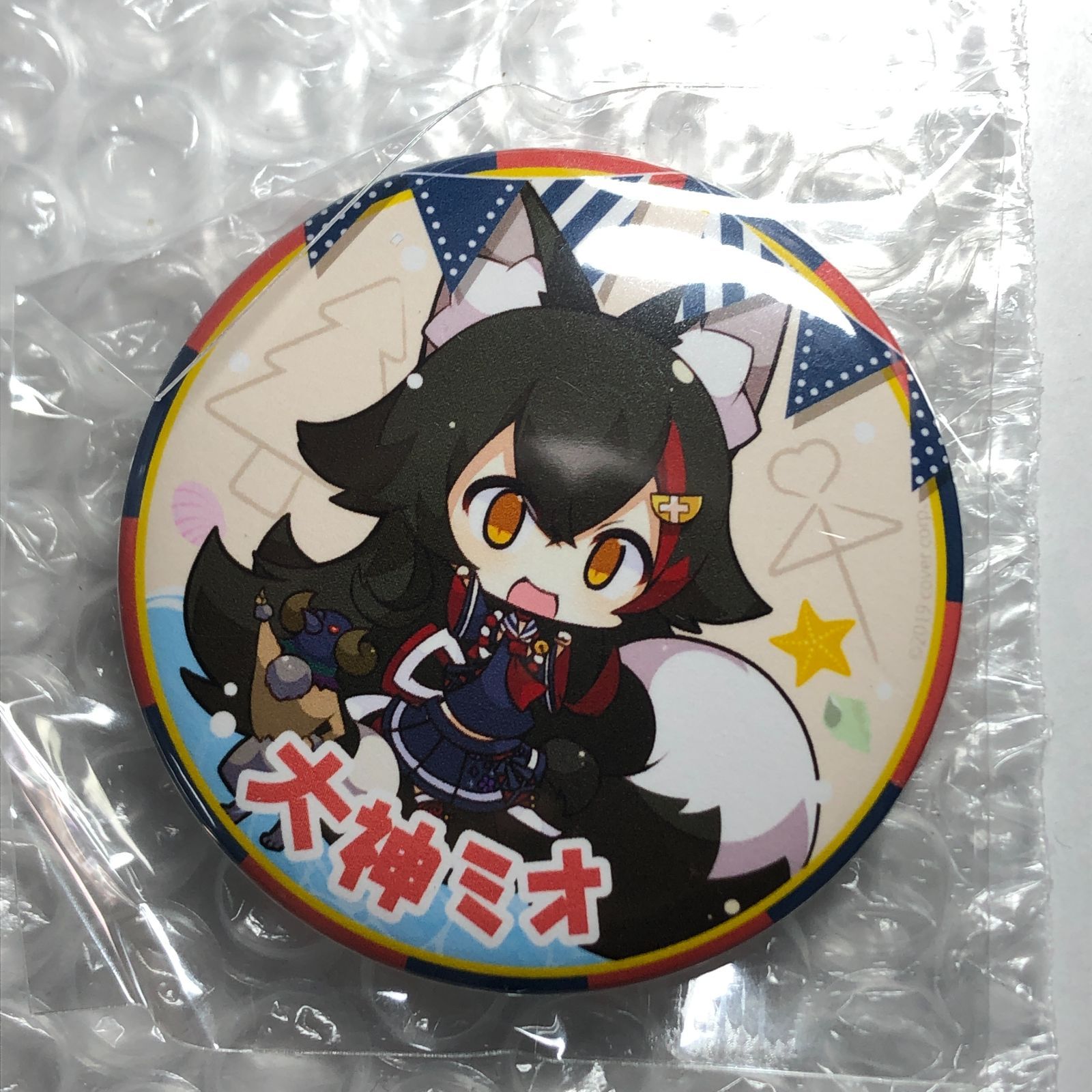 c96 大神ミオ ホロライブ ホロライブサマー 缶バッジ コミケ96 - メルカリ