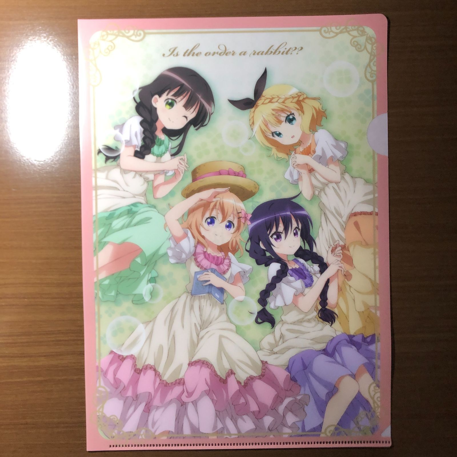 ご注文はうさぎですか？？ クリアファイル チノ ローソンコラボ 非売品 ご注文はうさぎですか？？ クリアファイル チノ ローソンコラボ 非売品