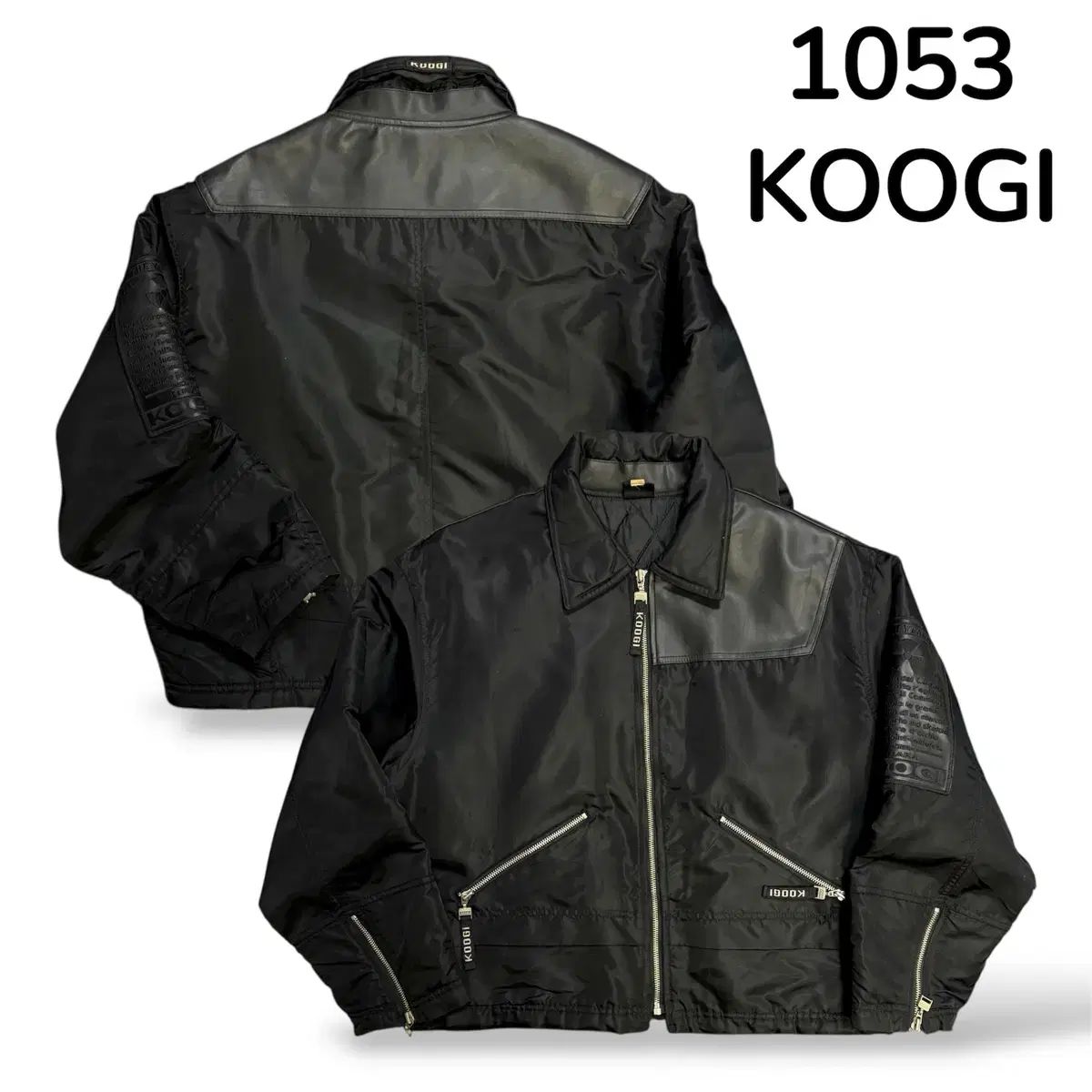 Koogi ブラック ライダージャケット XL