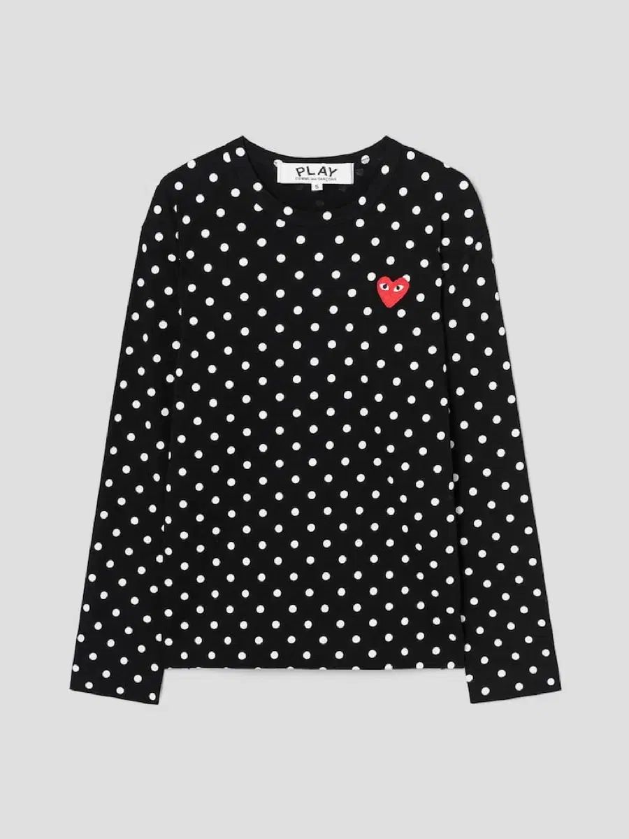コム デ ギャルソン PLAY | ドット ロングスリーブ ブラック XL 6