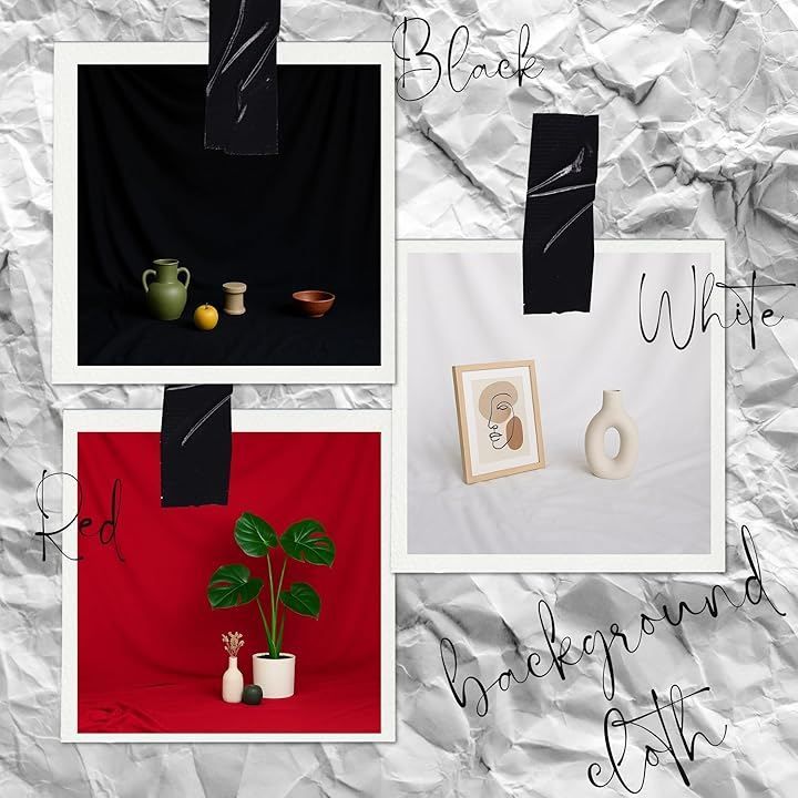  MTP - Style 背景布 3 mx 10 m 超大型 一枚布 無地 バックスクリーン 撮影 スタジオ 装飾 多用途 特大 折り畳み ブラック 背景布 バックペーパー カメラアクセサリー