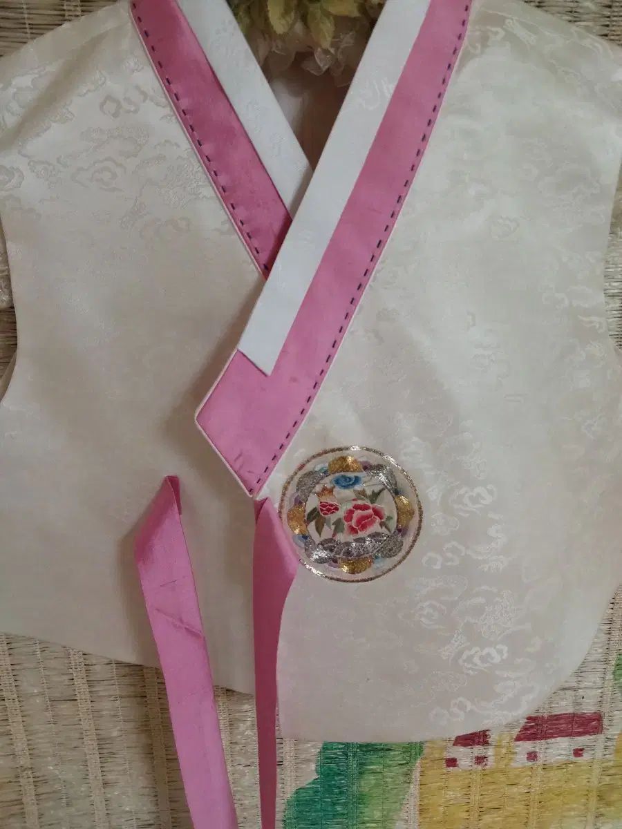 本絹シルク アイボリー|ピンク レディース ベスト 55