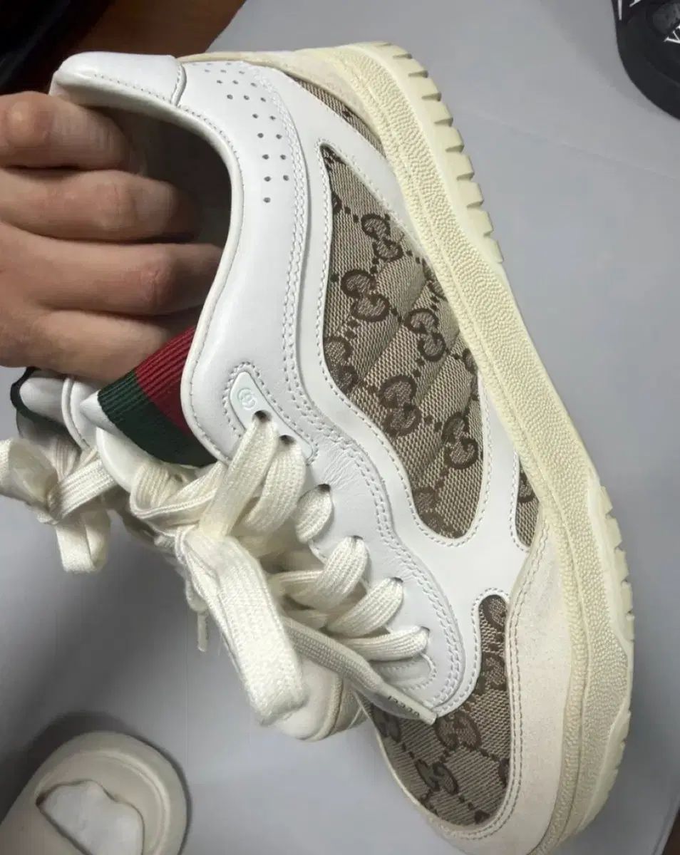 25 FW グッチ リーウェブ スニーカー 25.