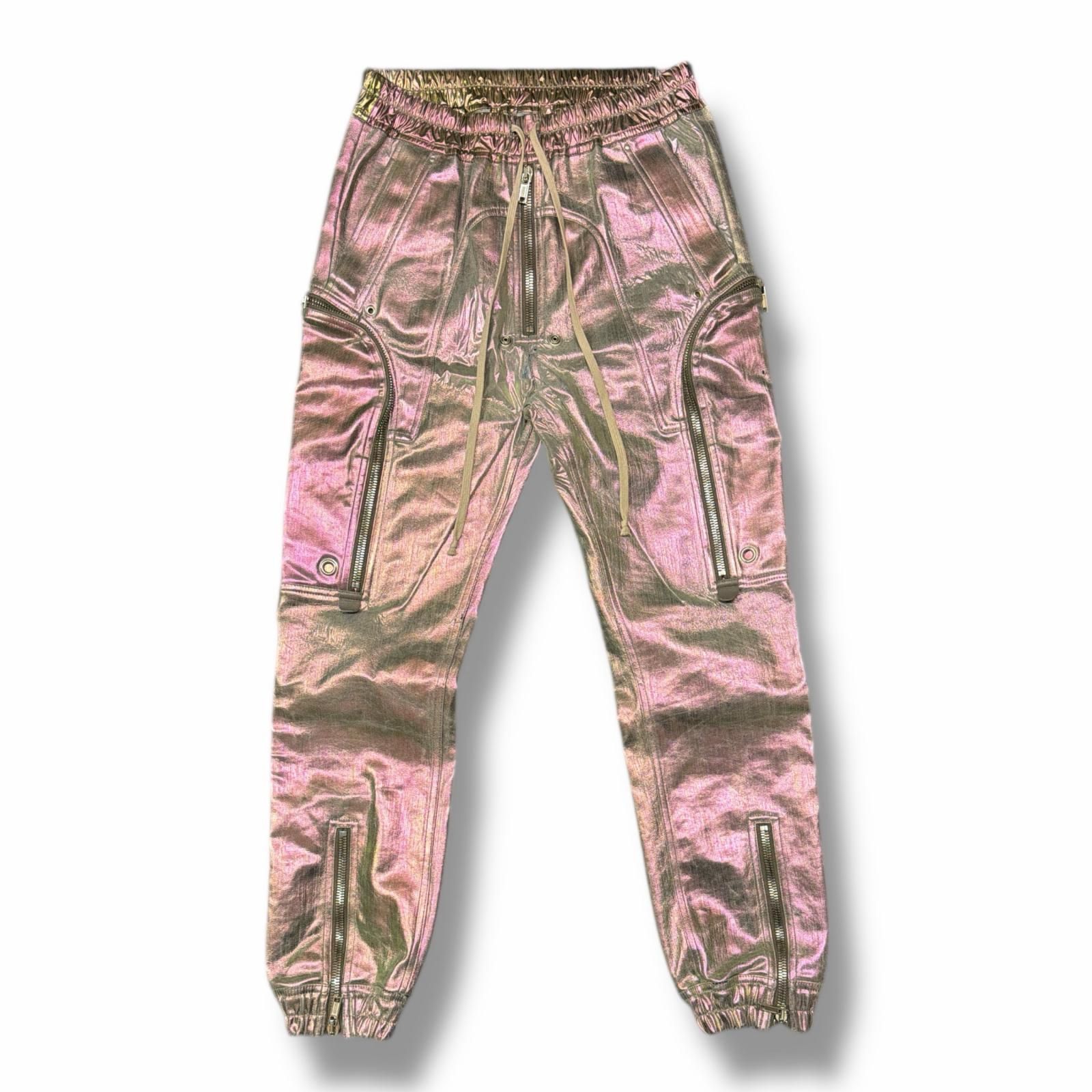 正規 Rick Owens BauhausCargoPants バウハウスカーゴパンツ リックオウエンス -SLQI シルバー 48 6355 M