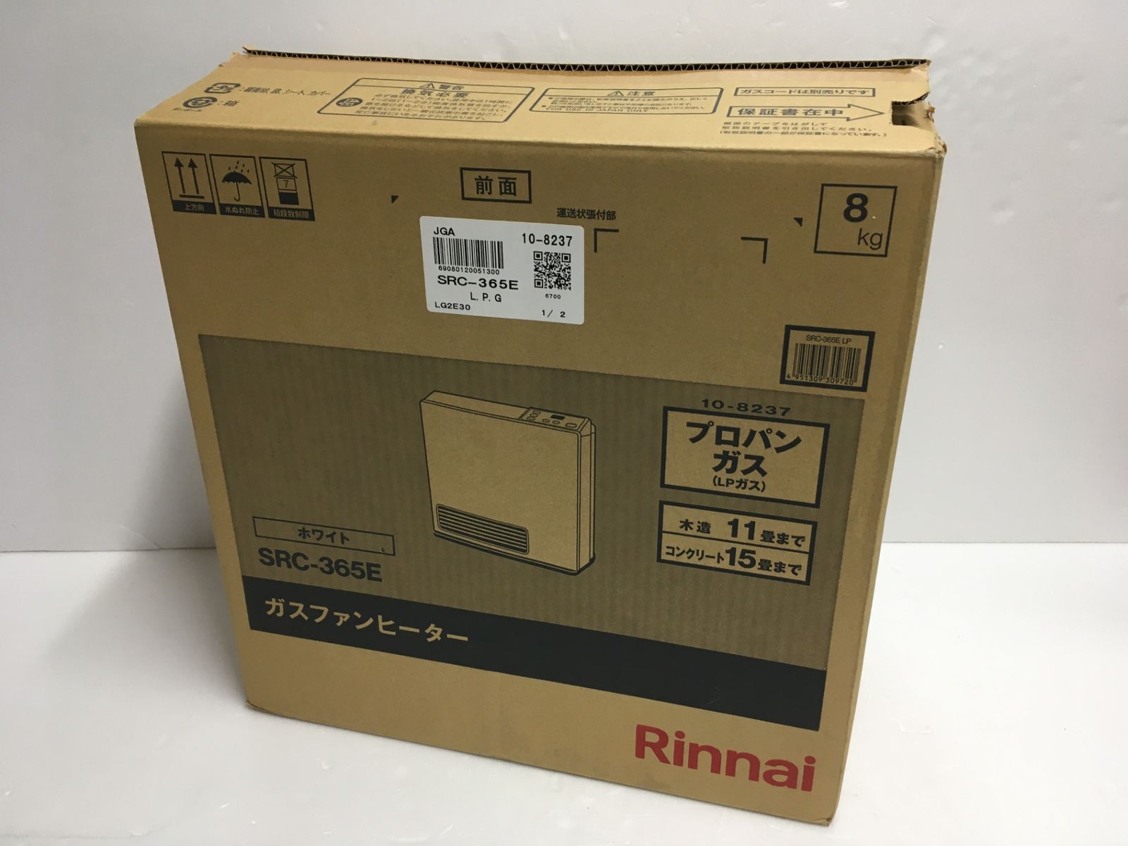 送料無料※ リンナイ プロパンガス用 ガスファンヒーター SRC-365E