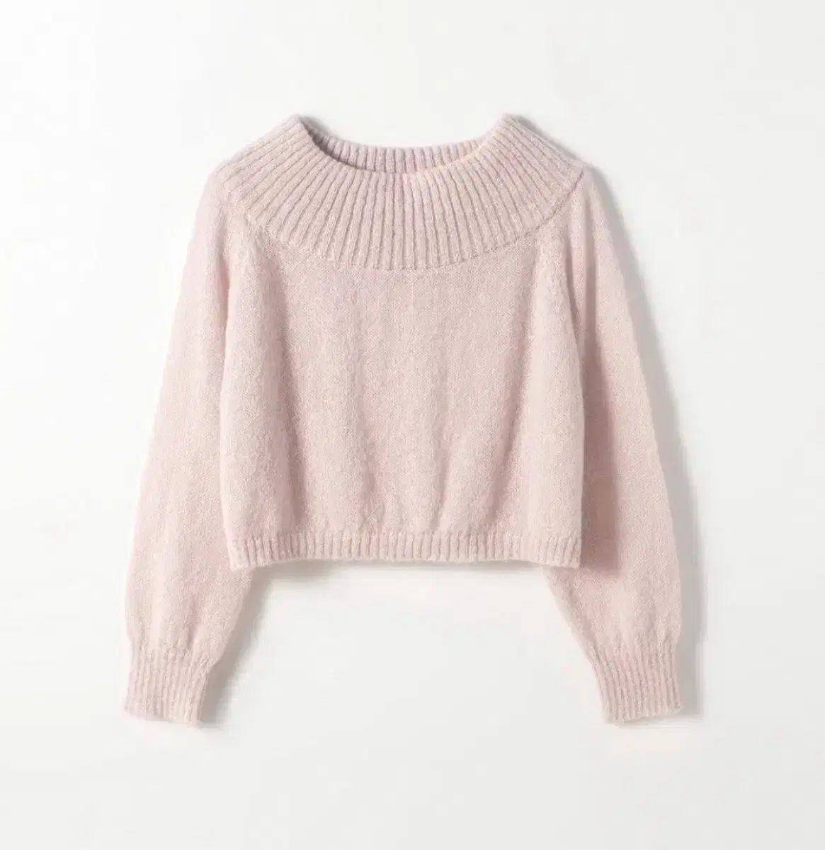 ル ベイン モヘア オフショルダー ニット ラベンダー