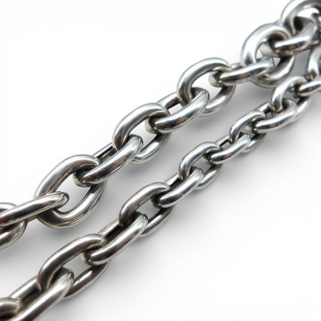 PRADA CHUNKY CHAIN SLV 925 1 JC 802 ギャランティーカード-箱有 プラダ ネックレス トライアングル チャンキー チェーン シルバー925