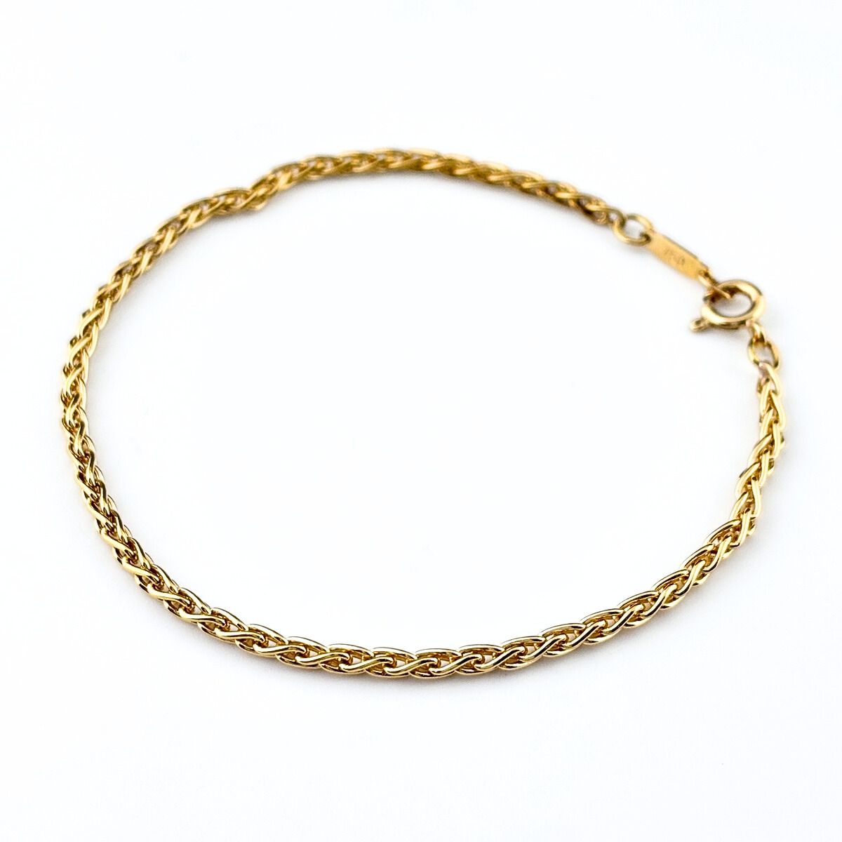 ティファニー TIFFANY-Co. デザインブレスレット YG イエローゴールド 腕輪 ブレスレット 750 レディース