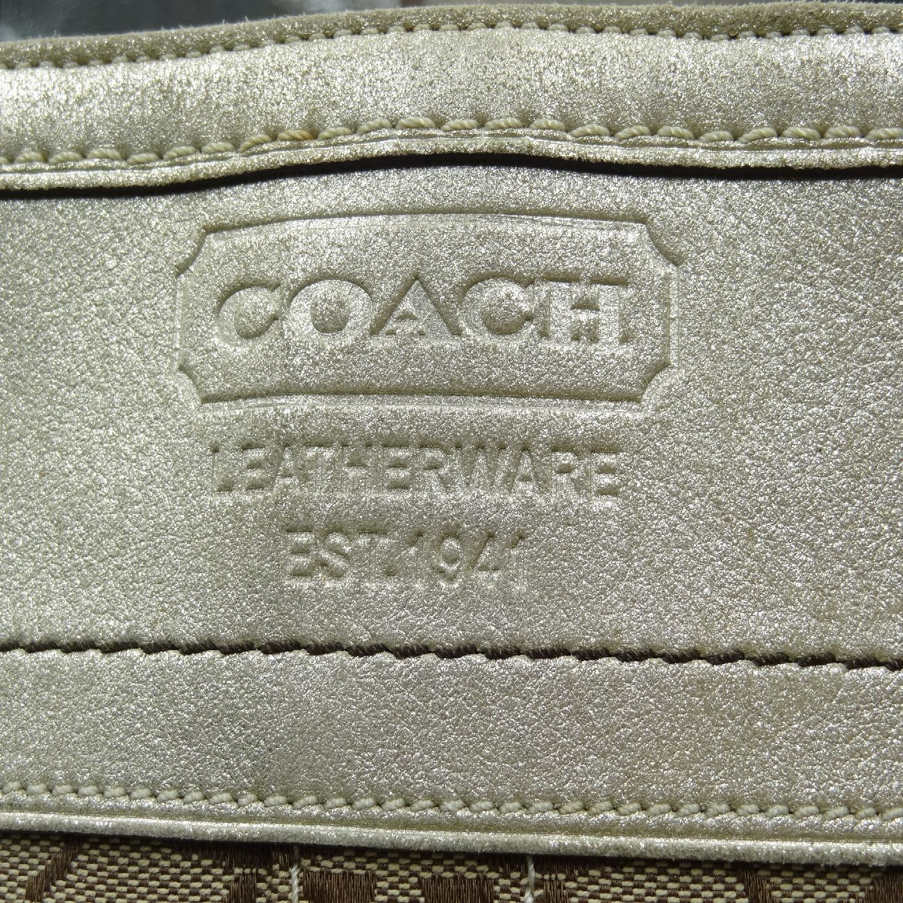 COACH コーチ トートバッグ シグネチャー柄 スエード 8K49 - メルカリ