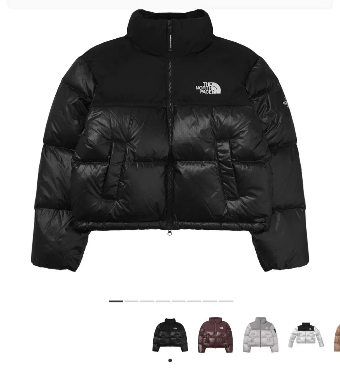 W THE NORTH FACE ザノースフェイス ホワイトラベル ノベルティ ヌプシ ダウン ジャケット ブラック