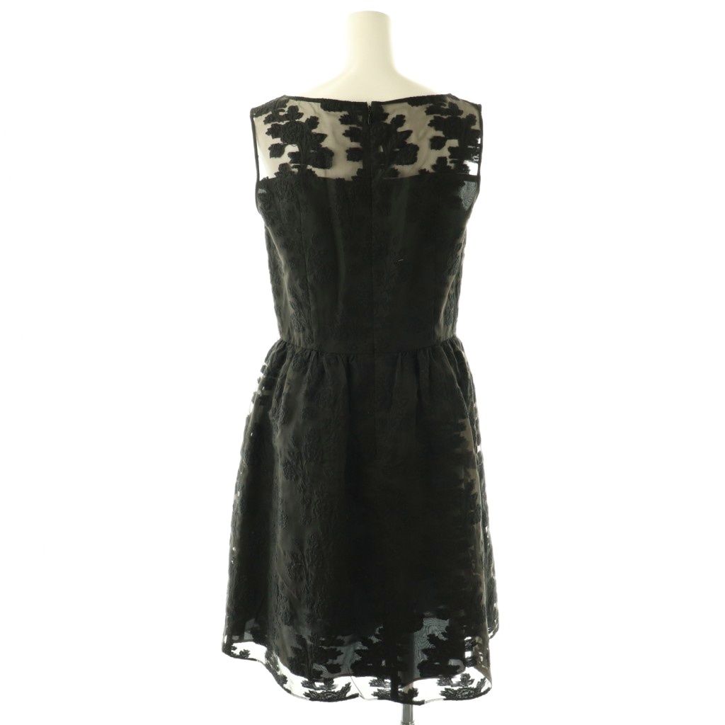 アナイ ANAYI 花柄レースワンピース 38 ブラック /DO □OS - メルカリ