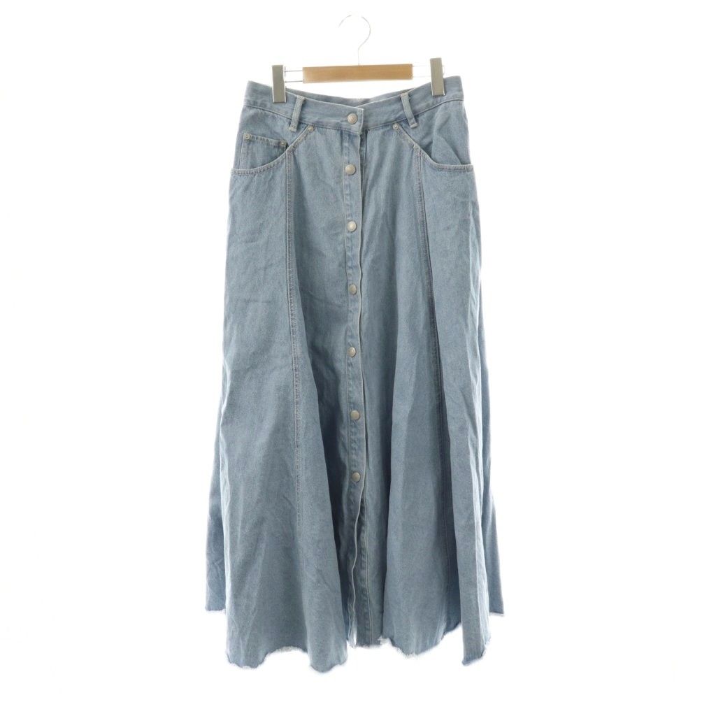 グレースクラス GRACE Class 25 SS サーキュラーデニムスカート 38 ライトブルー |DO OS SH