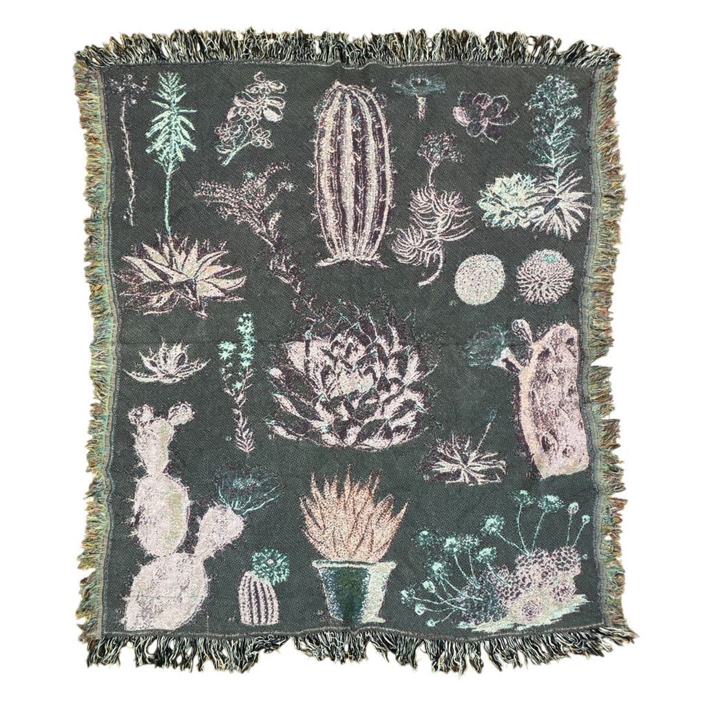 vintageラグ ブランケット マルチカバー タペストリー フラワー 花