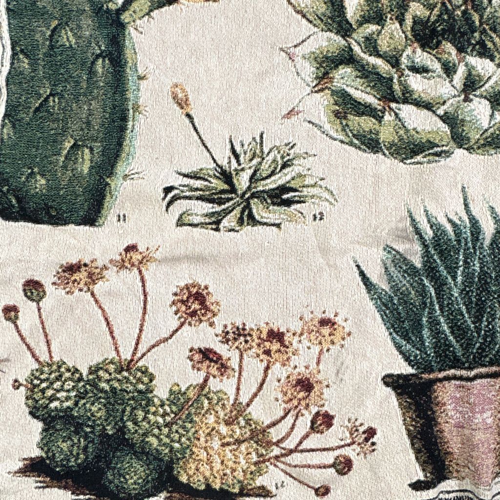 vintageラグ ブランケット マルチカバー タペストリー フラワー 花