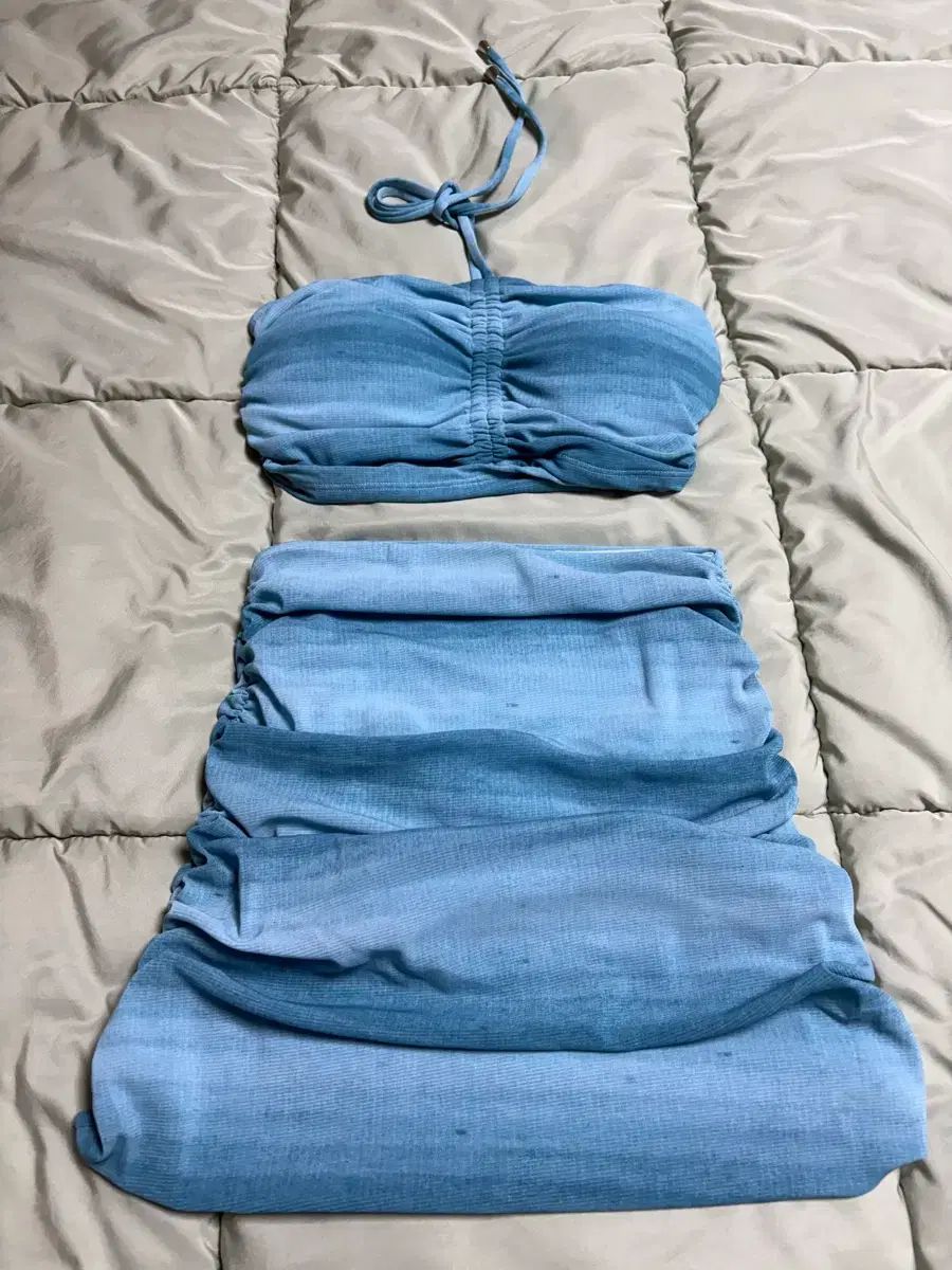  ベルロディネラ 水着 ビキニ スカイブルー S その他 水着 ラッシュガード