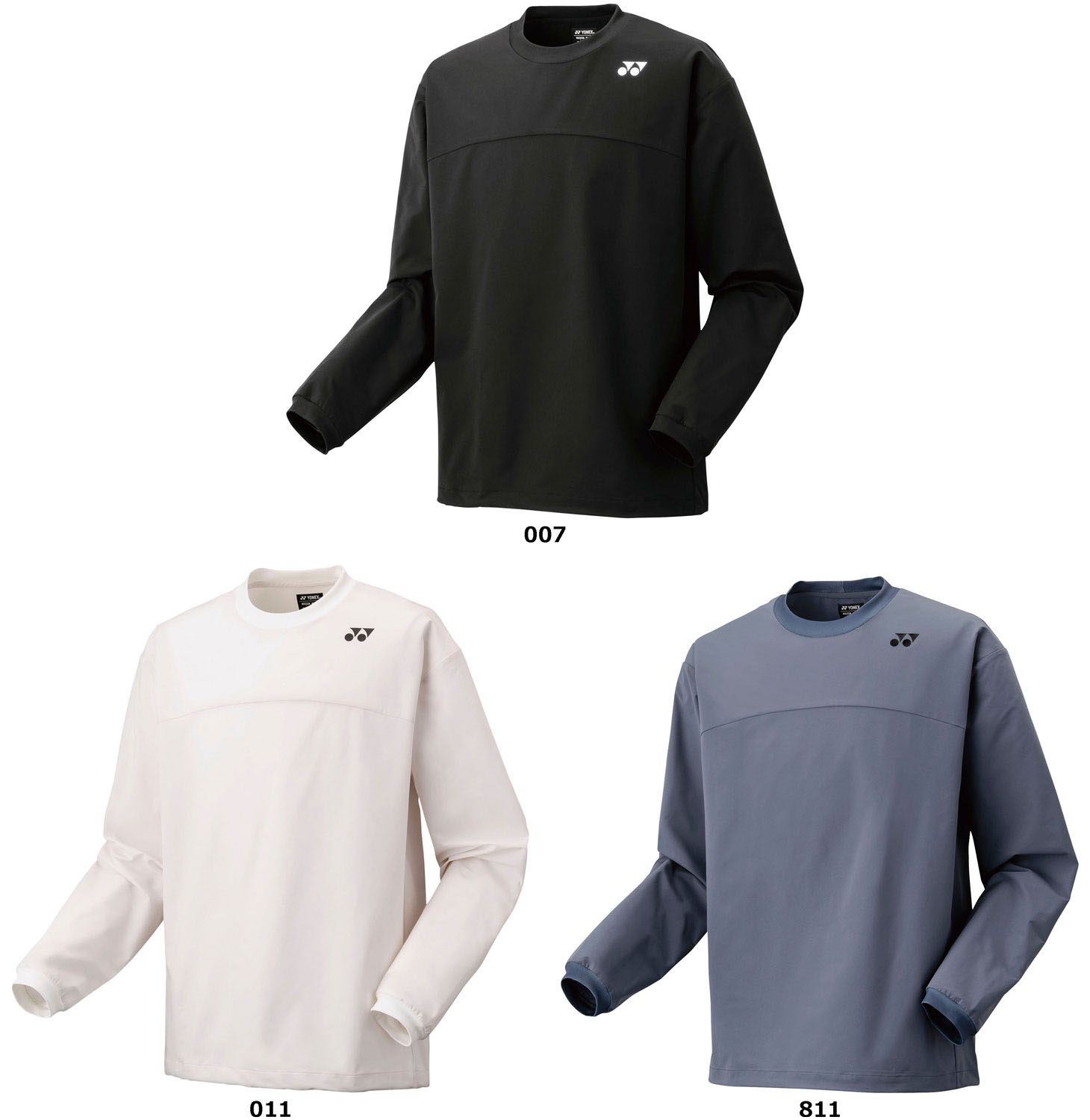 ヨネックス YO-30105-811-M ユニセックス トレーナー（ライラックグレー・サイズ：M）YONEX[YO30105811M] 返品種別A ヨネックス YONEX テニス ユニトレーナー 30105 811 ライラックグレー