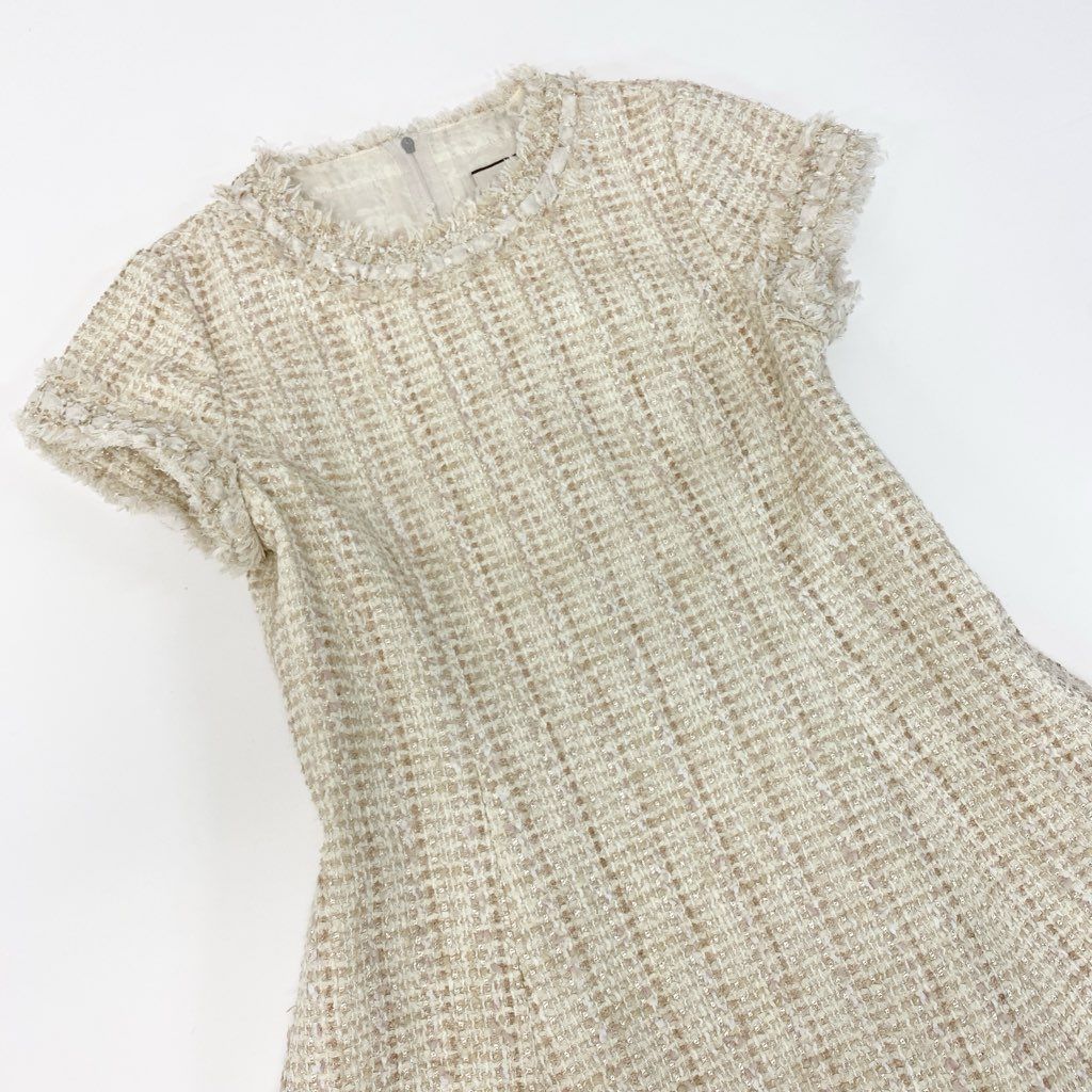 1a8 《美品》 FOXEY フォクシー DRESS BOTANACAL ツイードワンピース