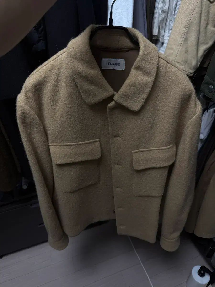 50 ルメール アルパカ オーバ シャツジャケット