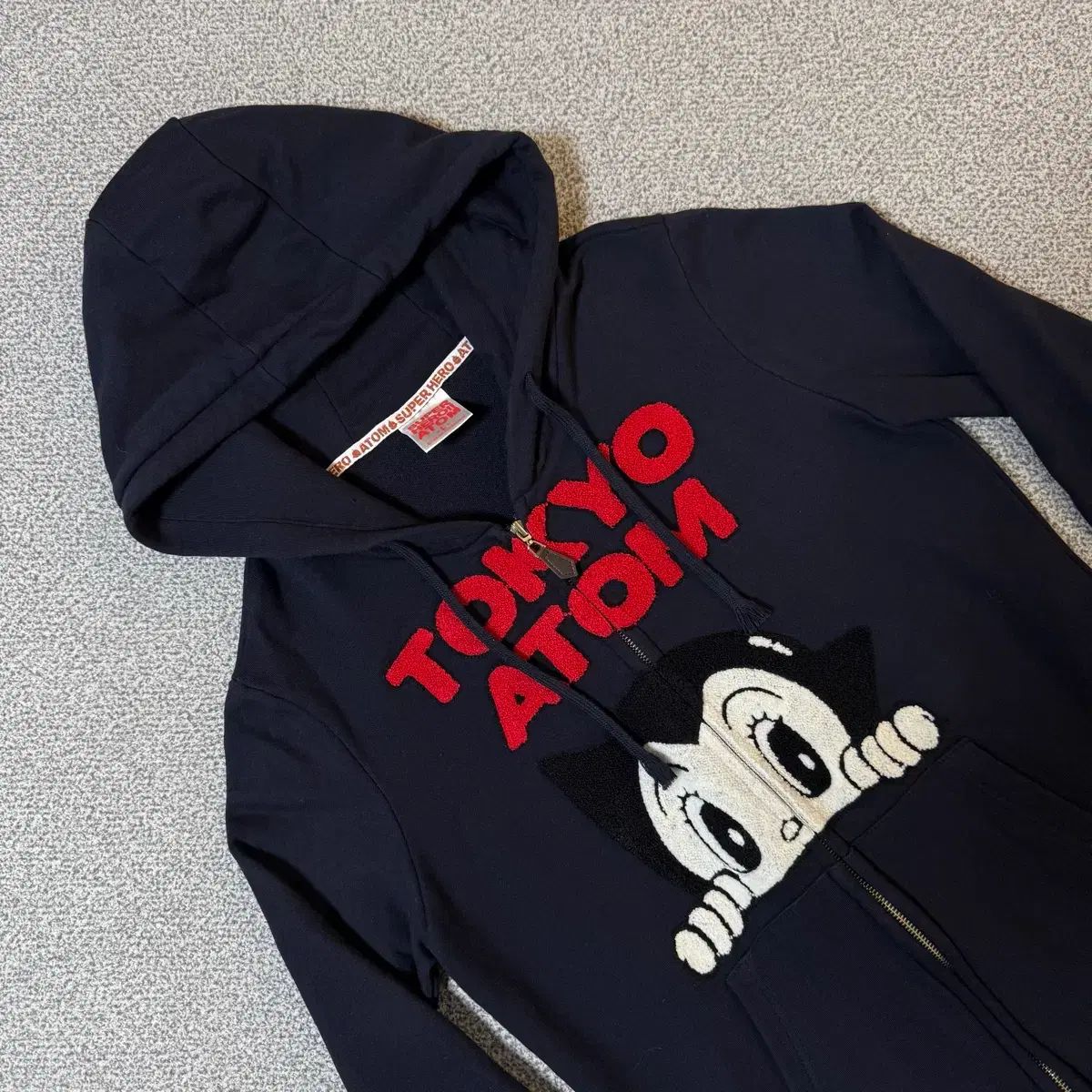 Atom アトム フード ジップアップ L