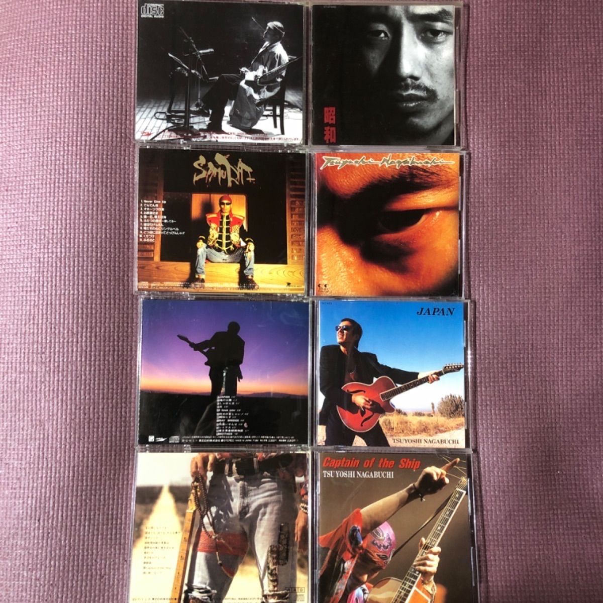 【kamatsuyo】長渕剛 紙ジャケットCDアルバム 4点セット 長渕剛アルバム4点『昭和』『SAMURAI』『JAPAN』『Captain of the Ship