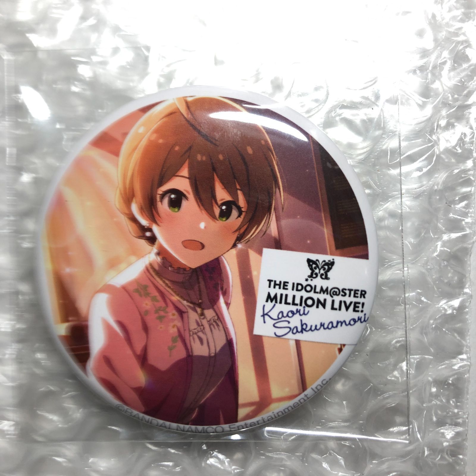 アイドルマスターミリオンライブ　桜守歌織　缶バッジ アイドルマスターミリオンライブ 桜守歌織 缶バッジ アイドルマスター