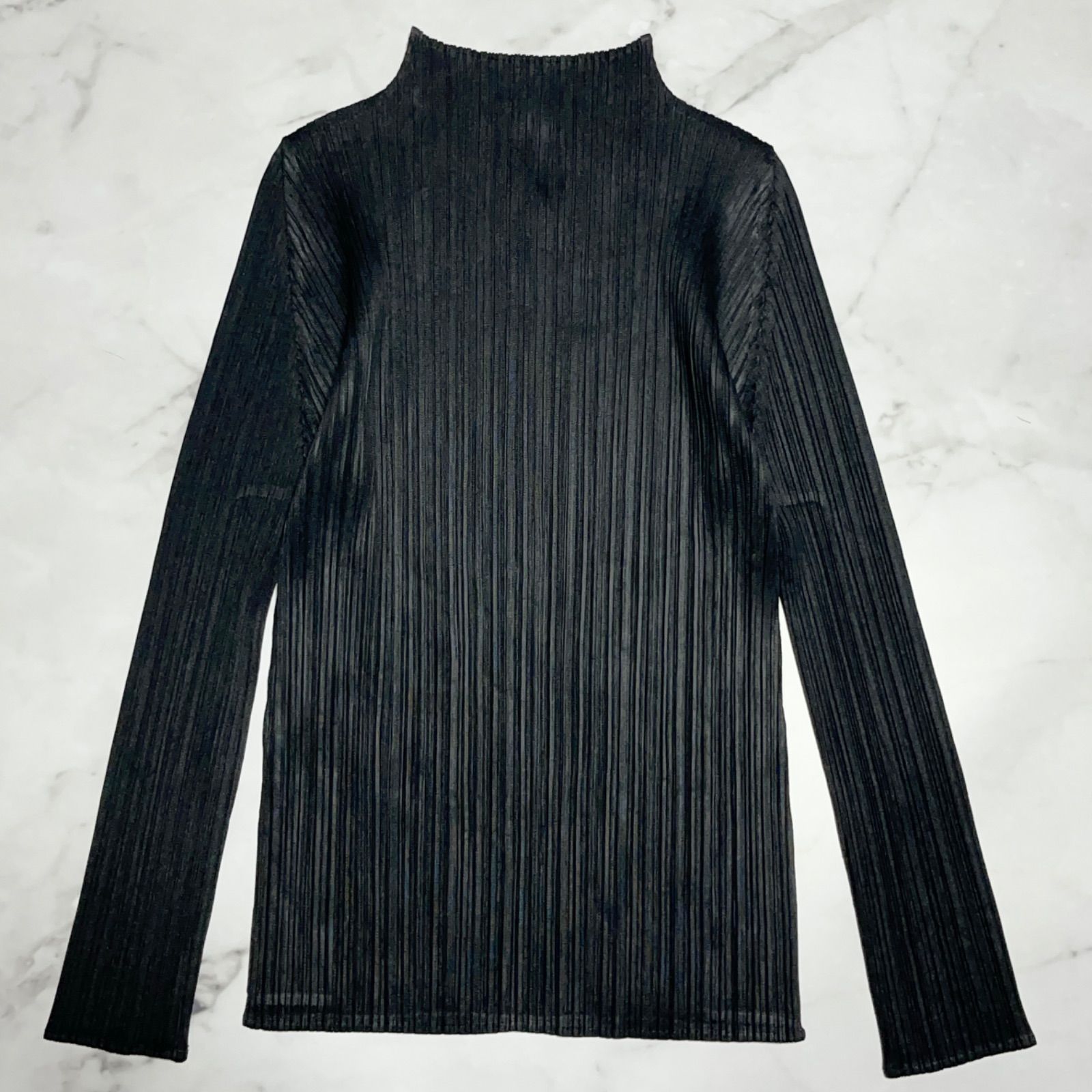 プリーツプリーズ PLEATS PLEASE 日本製 ポリエステル100% ブラック 黒