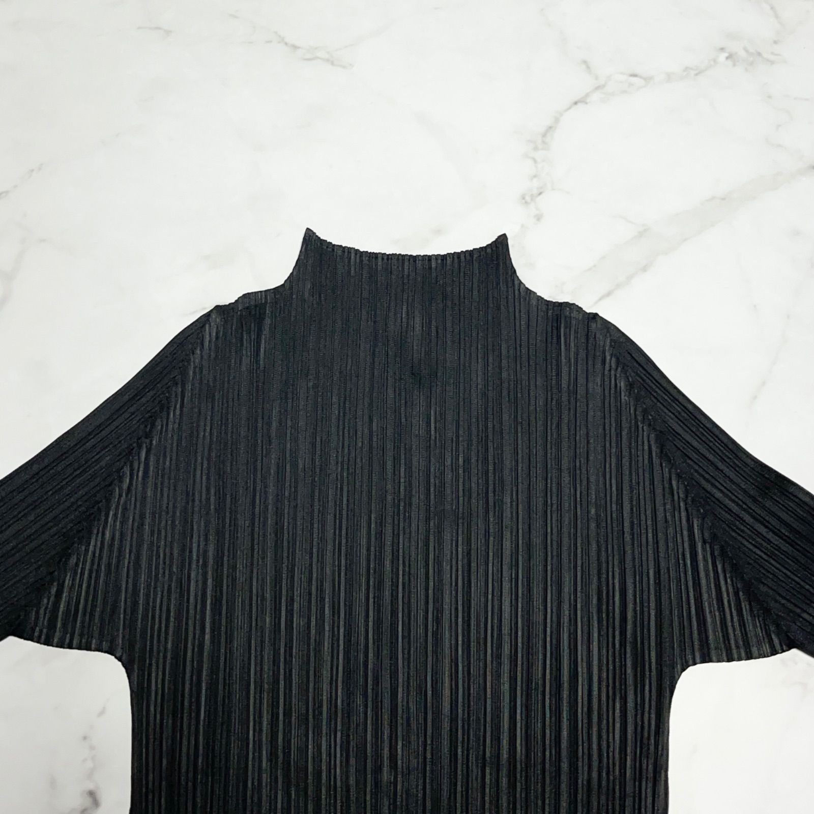 プリーツプリーズ PLEATS PLEASE 日本製 ポリエステル100% ブラック 黒