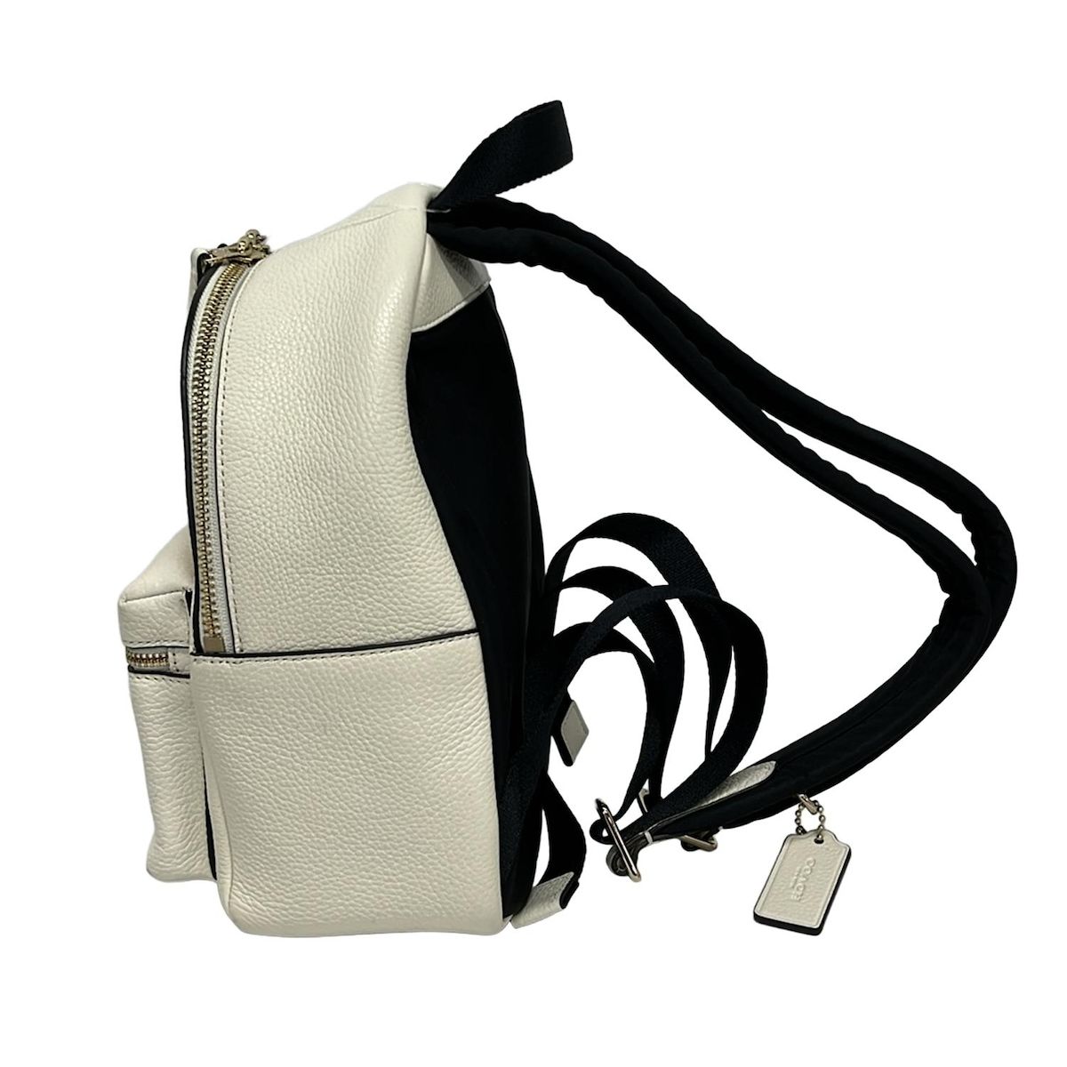 COACH ミニ チャーリー リュックサック 花柄 レザー アイボリー COACH