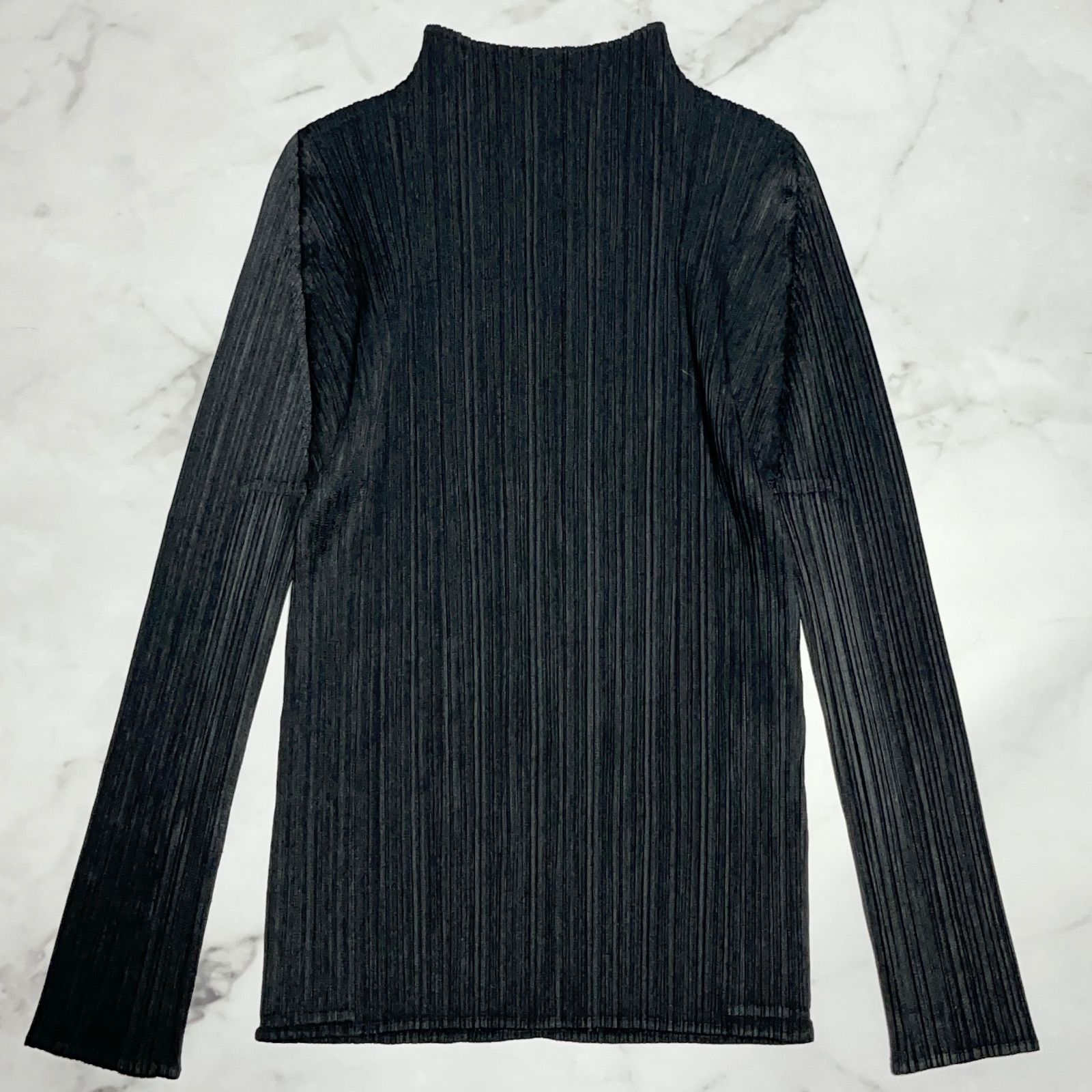 プリーツプリーズ PLEATS PLEASE 日本製 ポリエステル100% ブラック 黒