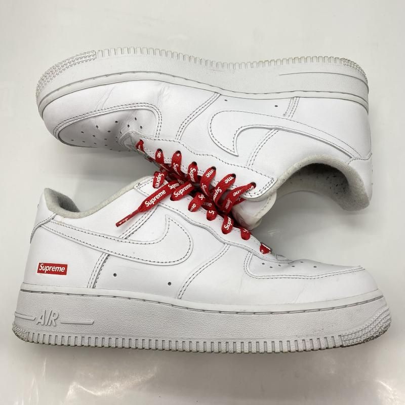 中古 SUPREME × NIKE AIR FORCE 1 LOW 白 25cm 中古】Supreme × Nike Air Force 1 Low White サイズ25cm CU9225-100