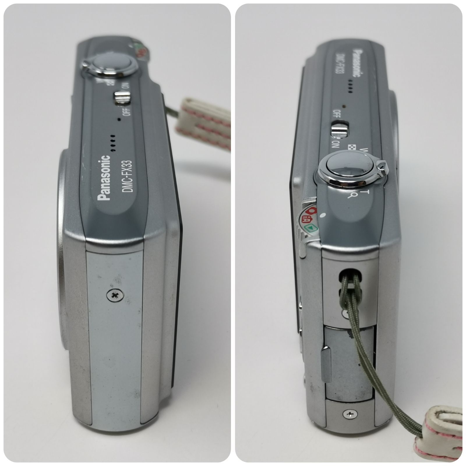 Panasonic DMC-FX33 シルバー 本体と充電器付き Panasonic DMC-FX33