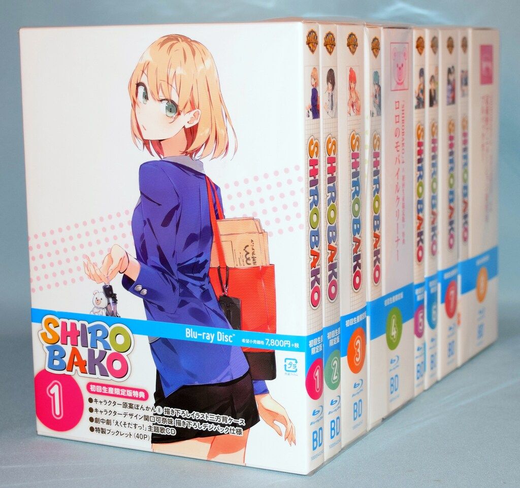 SHIROBAKO　初回限定版　DVD　全8巻セット アニメBlu-ray SHIROBAKO 初回生産限定版全8巻 セット - メルカリ