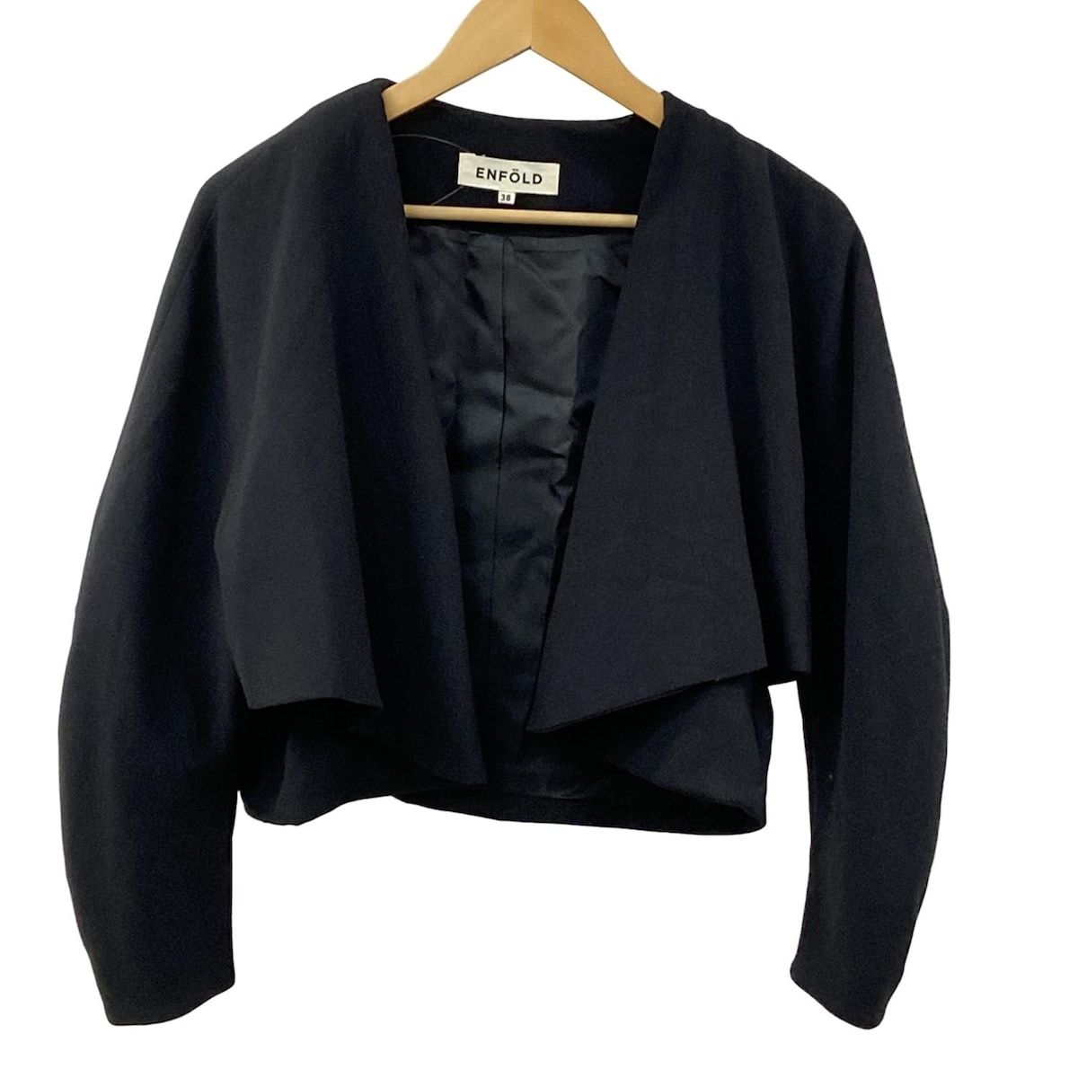 ENFOLD(エンフォルド) ジャケット サイズ38 M レディース美品 - 黒 38