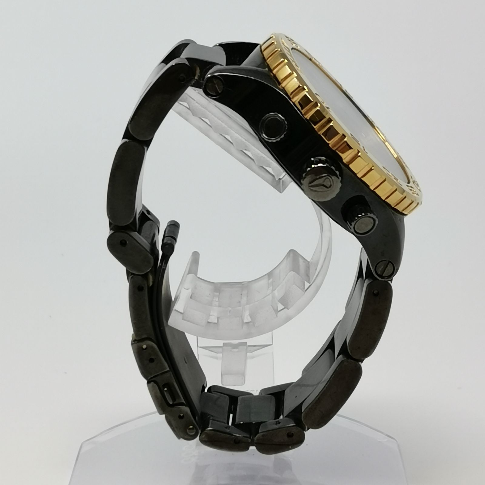 Nixon 42-20 Chrono ウォッチ ブラック 腕時計 ゴールド 電池ないため