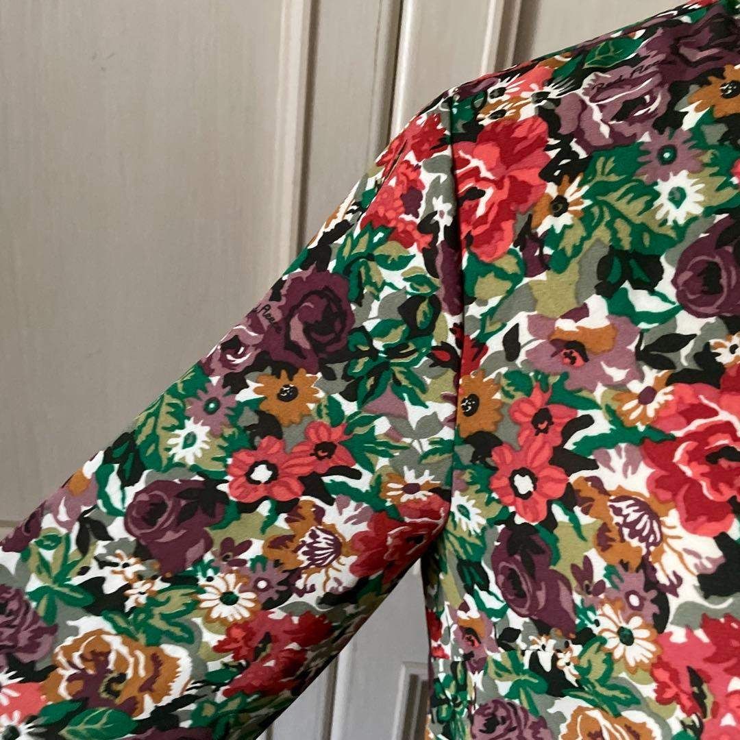 7 ブルックスブラザーズ BrooksBrothers 花柄 ブラウス シャツ Brooks 