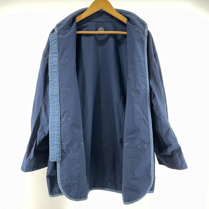 【中古】PORTER CLASSIC WEATHER CHINESE COAT サイズ1 ブルー[19][240019518736] 中古】PORTER CLASSIC WEATHER CHINESE COAT サイズ1 ブルー[19