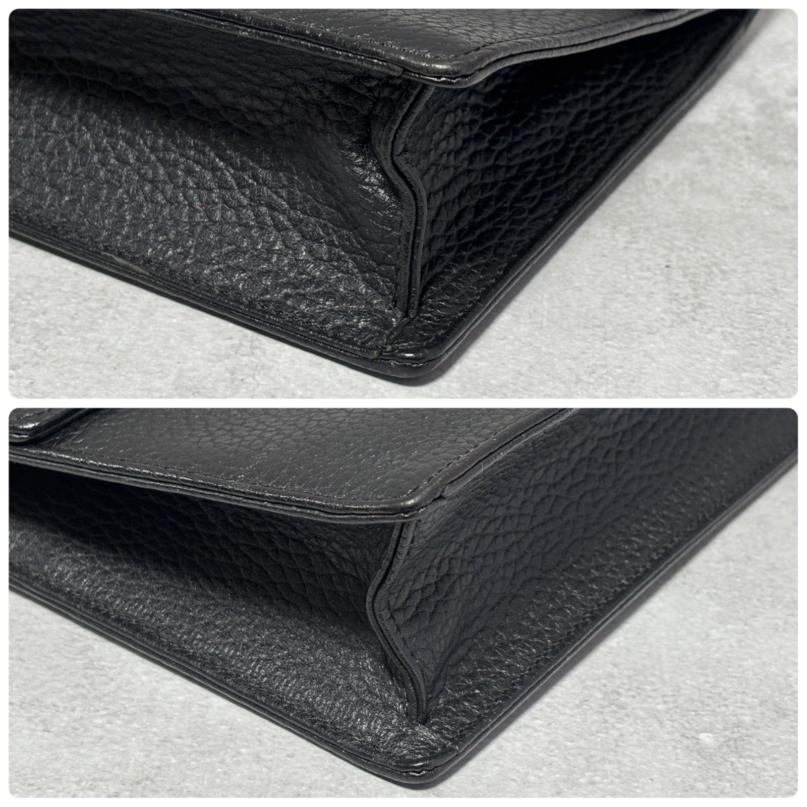 BURBERRY バーバリー クラッチバッグ セカンドバッグ ブラック 黒