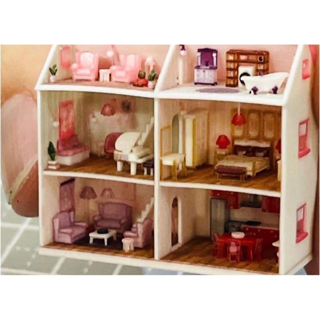ミニチュア 3D ドールハウス 住宅模型 ジオラマ タイニーハウス 