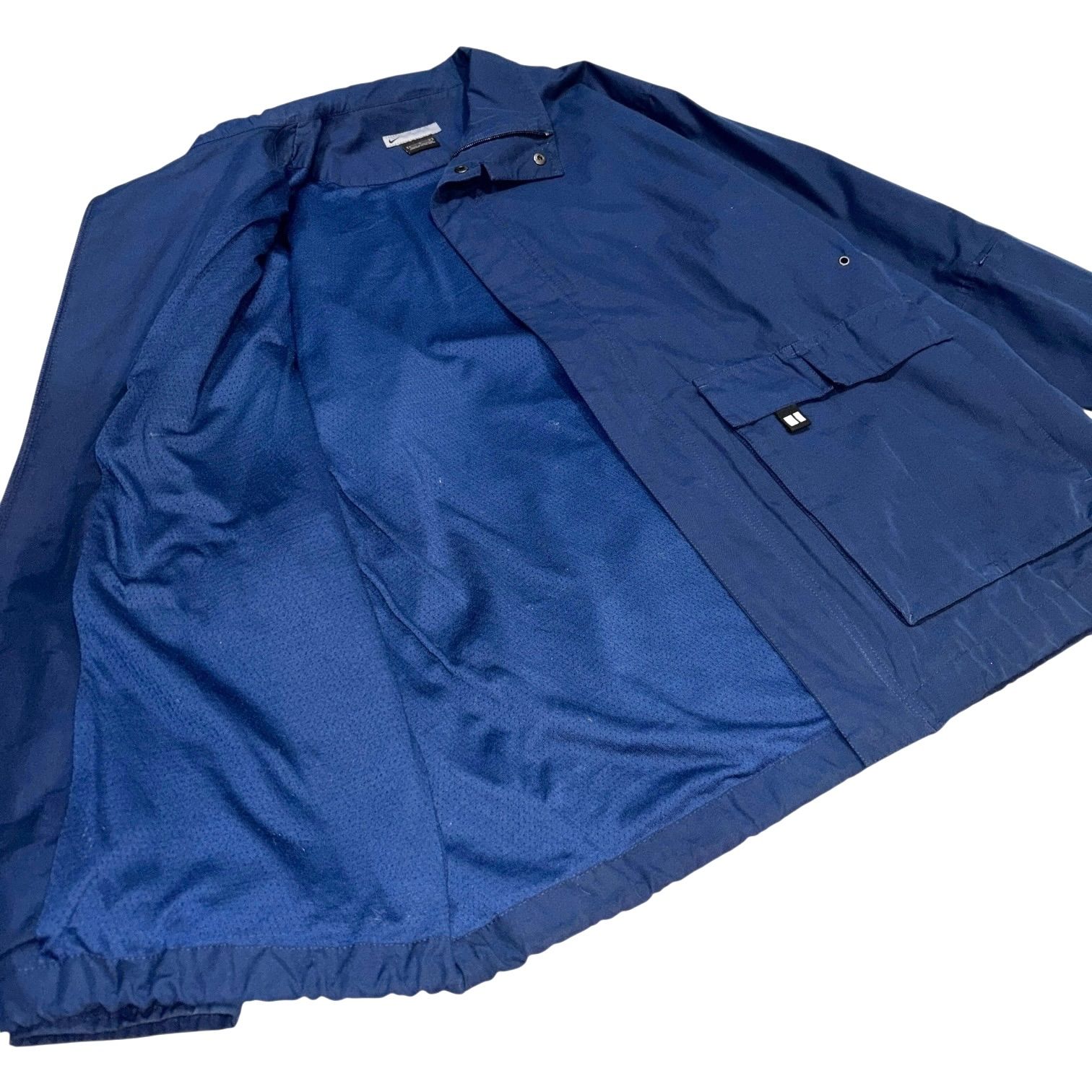 01年製 NIKE NYLON COACH JKT L NAVY ナイキ ナイロン コーチ 