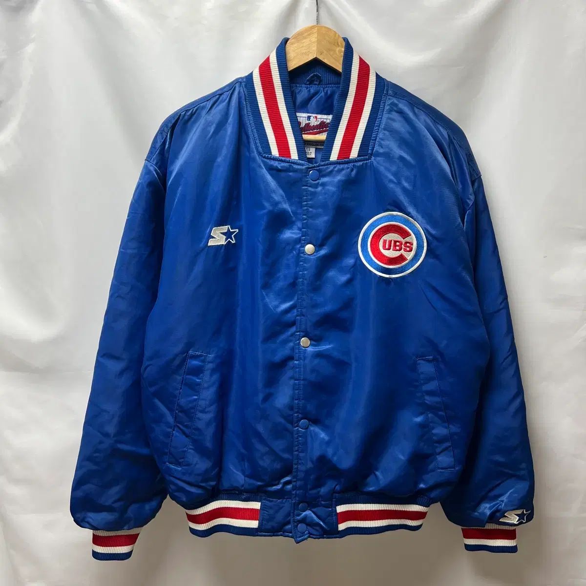 シカゴ・カブス スタジャン ネイビー L 正規品/L STARTER(スターター) シカゴカブス ブルー スタジアム