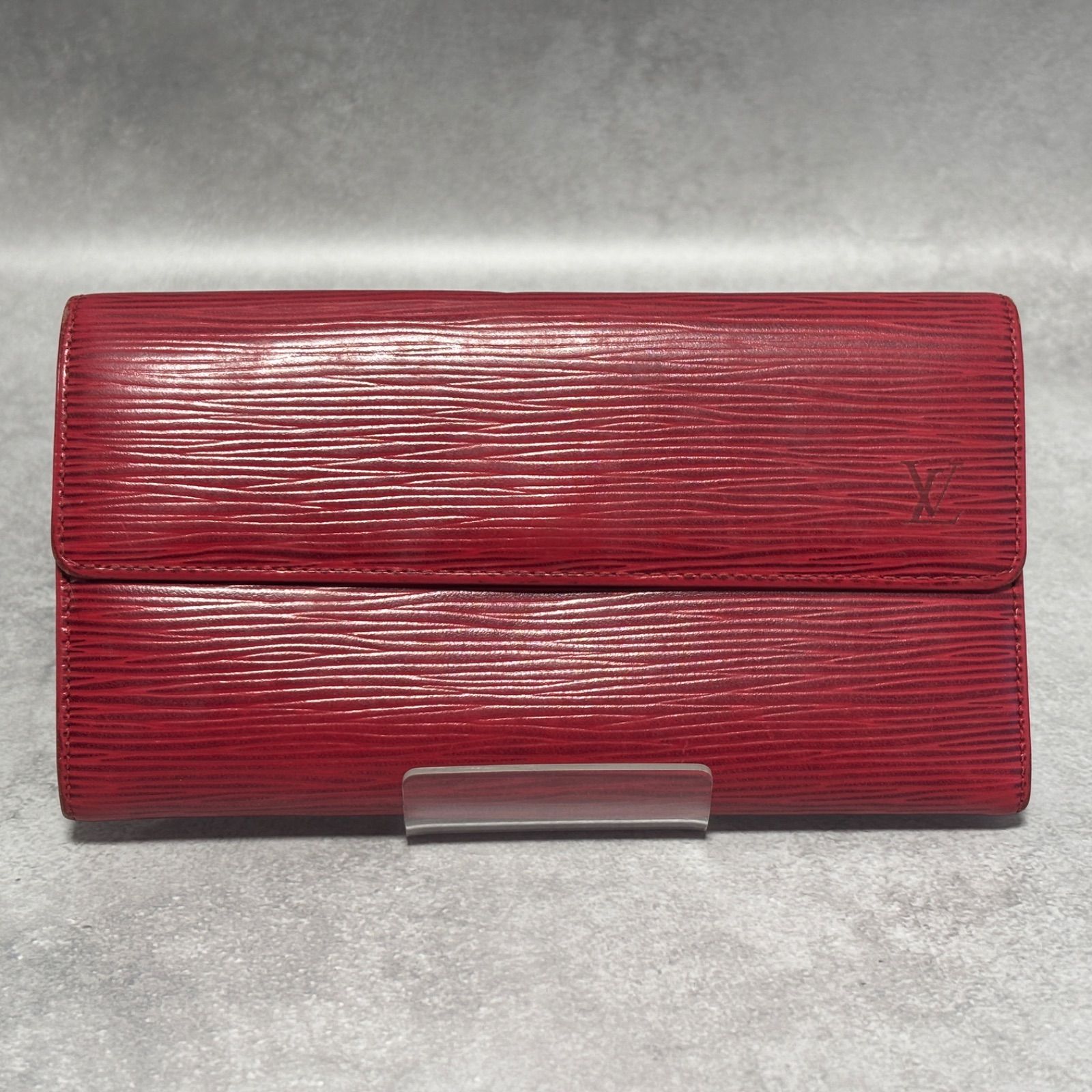 LOUIS VUITTON ルイヴィトン エピ 赤 レッド ポルトフォイユサラ 長