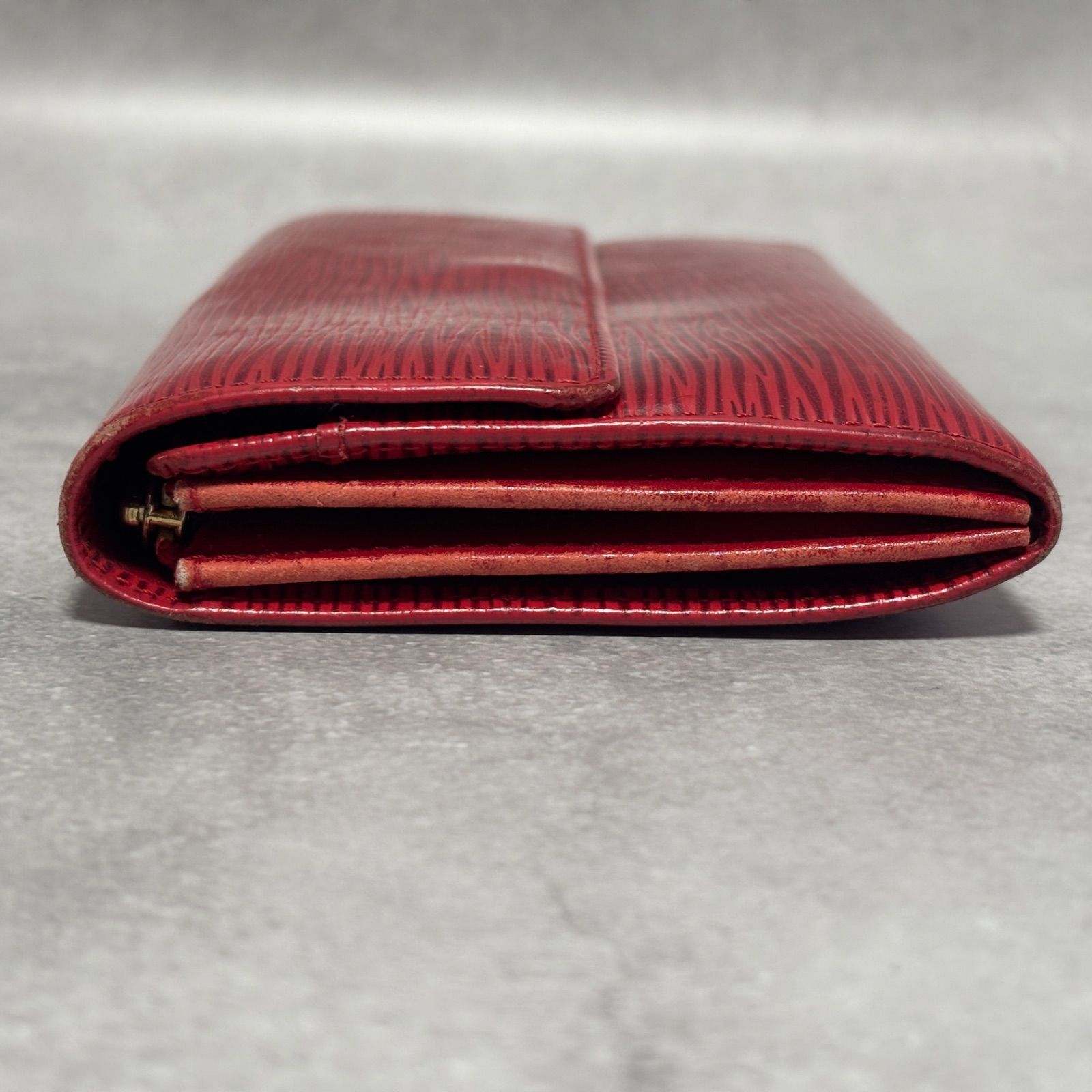 LOUIS VUITTON ルイヴィトン エピ 赤 レッド ポルトフォイユサラ 長