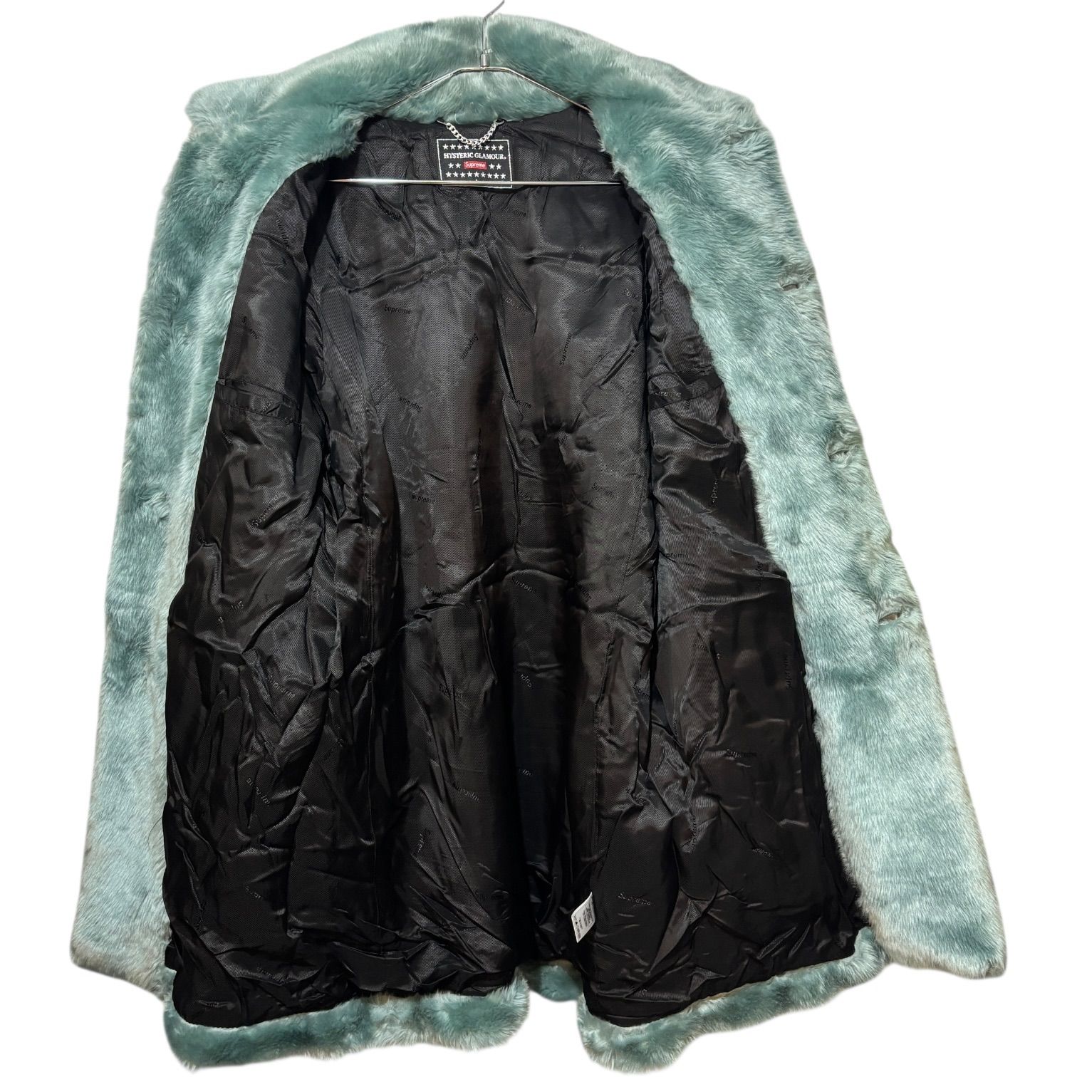 17AW SUPREME×HYSTERIC GRAMOUR Fur Coat L シュプリーム ヒステリック