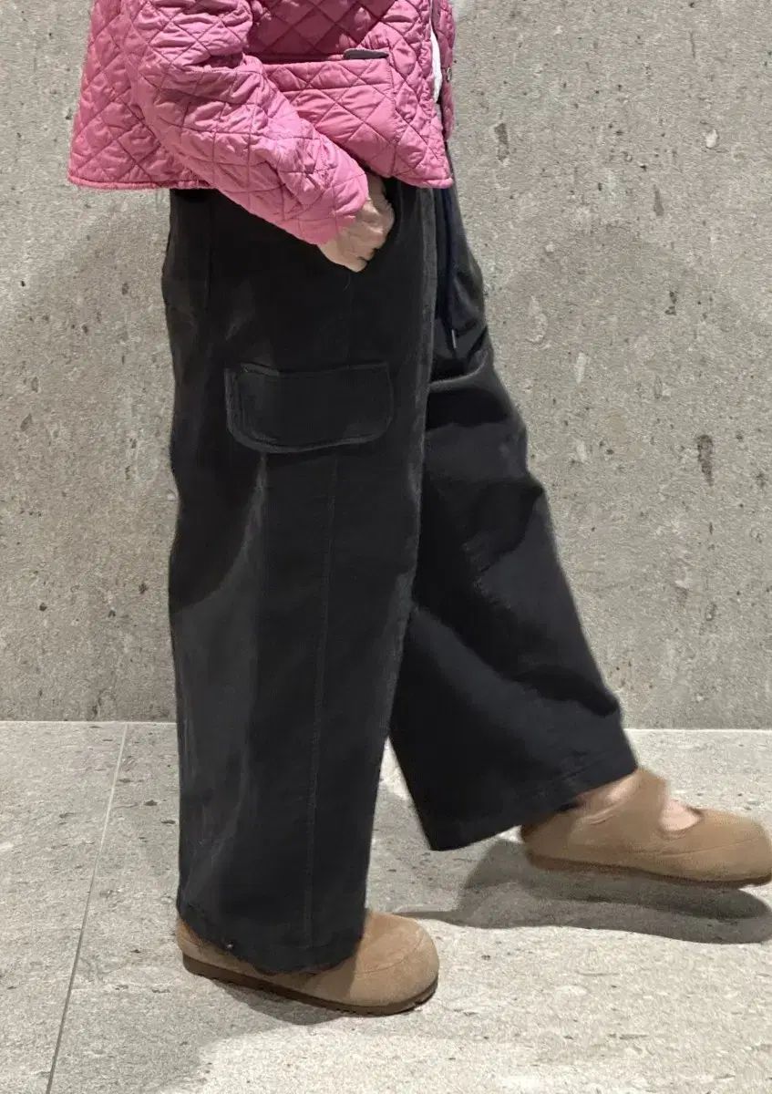  コーデュロイ カーゴ ワイド パンツ チノパン パンツ