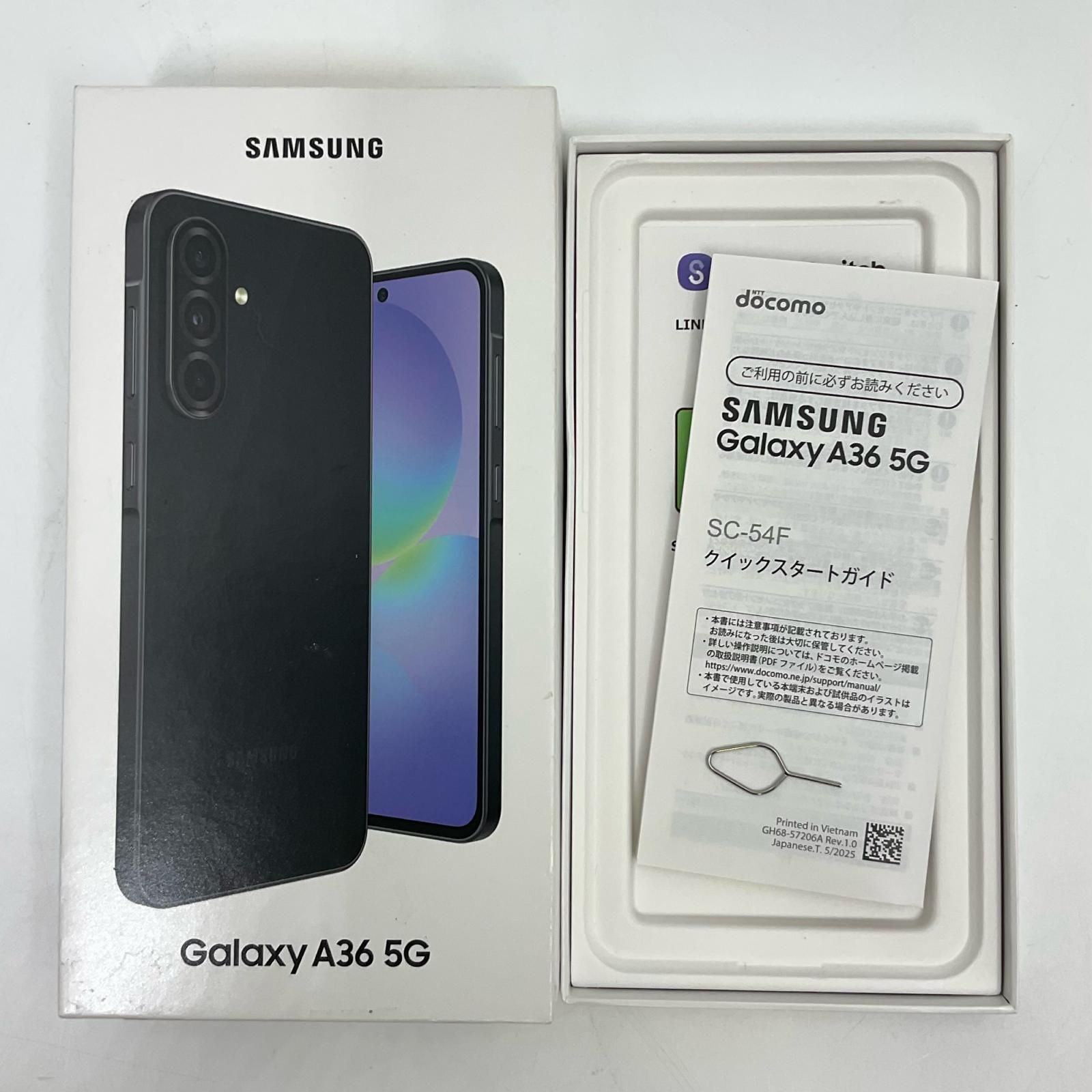 SAMSUNG Galaxy A36 5G 128GB オーサムブラック docomo SC-54F 白ロム