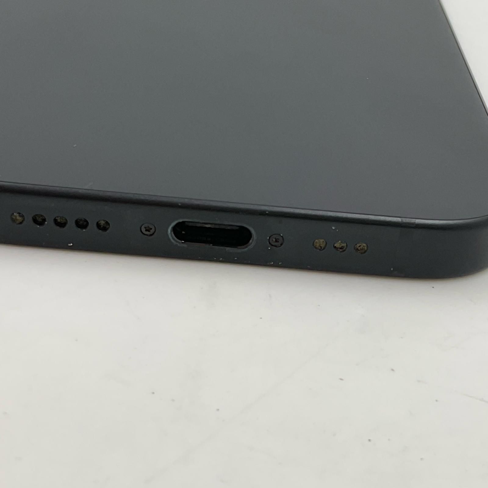 iPhone 15 128GB ブラック docomo SIMフリー 動作確認済 89%【全額返金