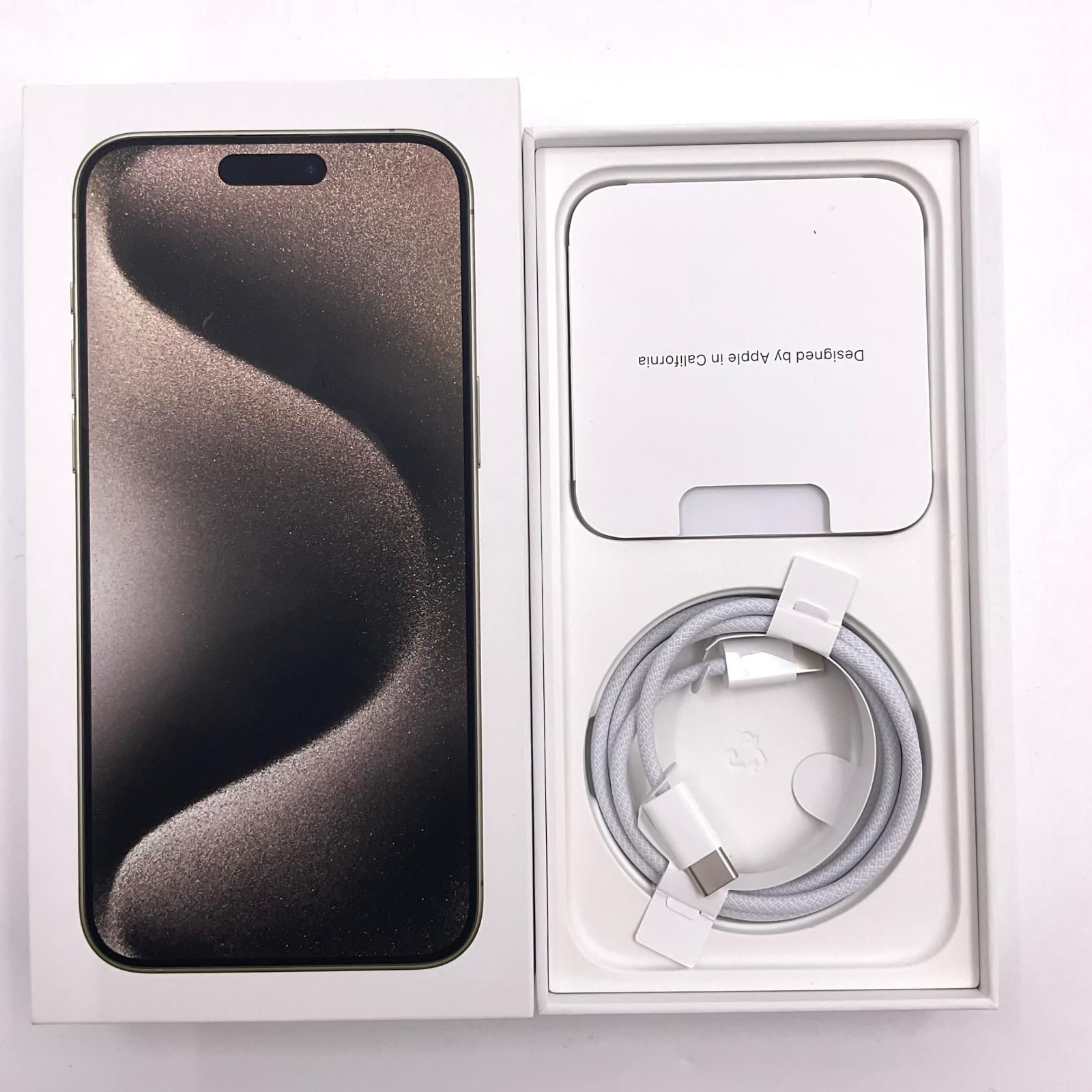 iPhone 15 Pro Max 512GB ナチュラルチタニウム SIMフリー 白ロム 超美