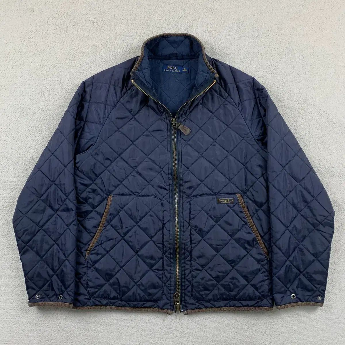 ポロラルフローレン 2 way キルティング ジャケット ネイビー